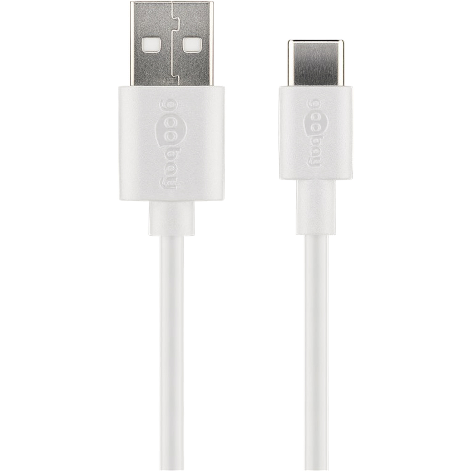 Goobay® USB-Kabel 1m weiß
