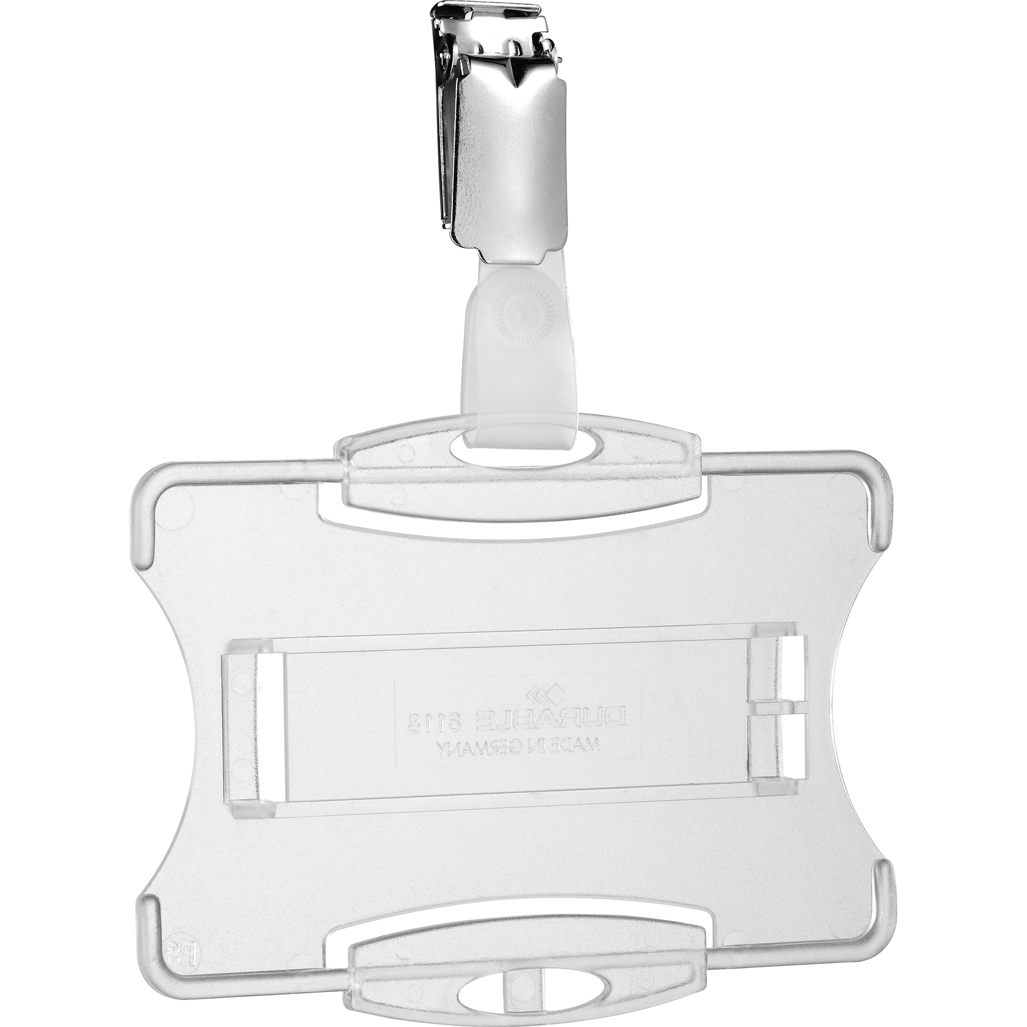 DURABLE Ausweishalter 87 x 54 mm (B x H) Polystyrol transparent 25 St./Pack.