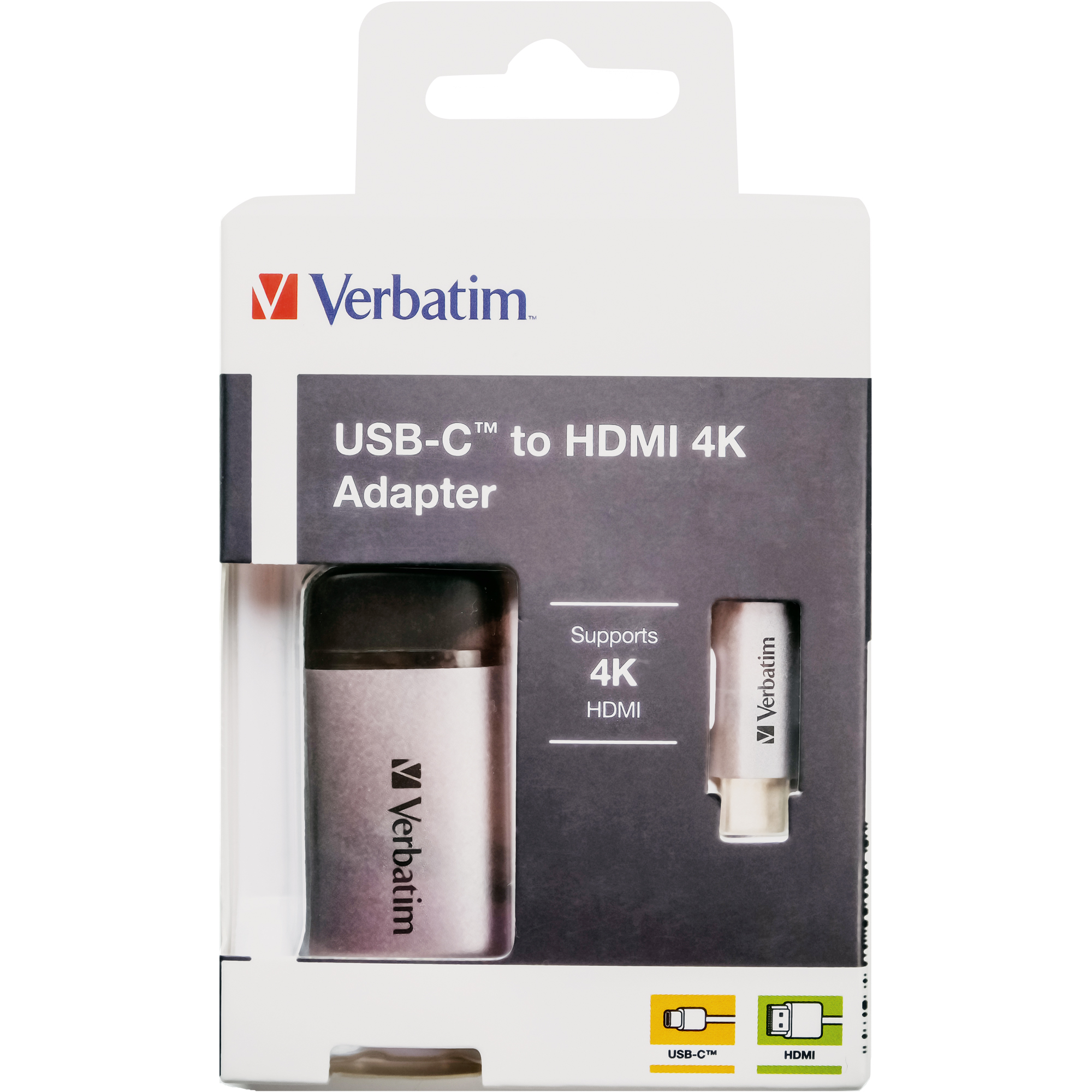 Verbatim Adapter USB-C-Stecker/HDMI-Buchse schwarz/grau