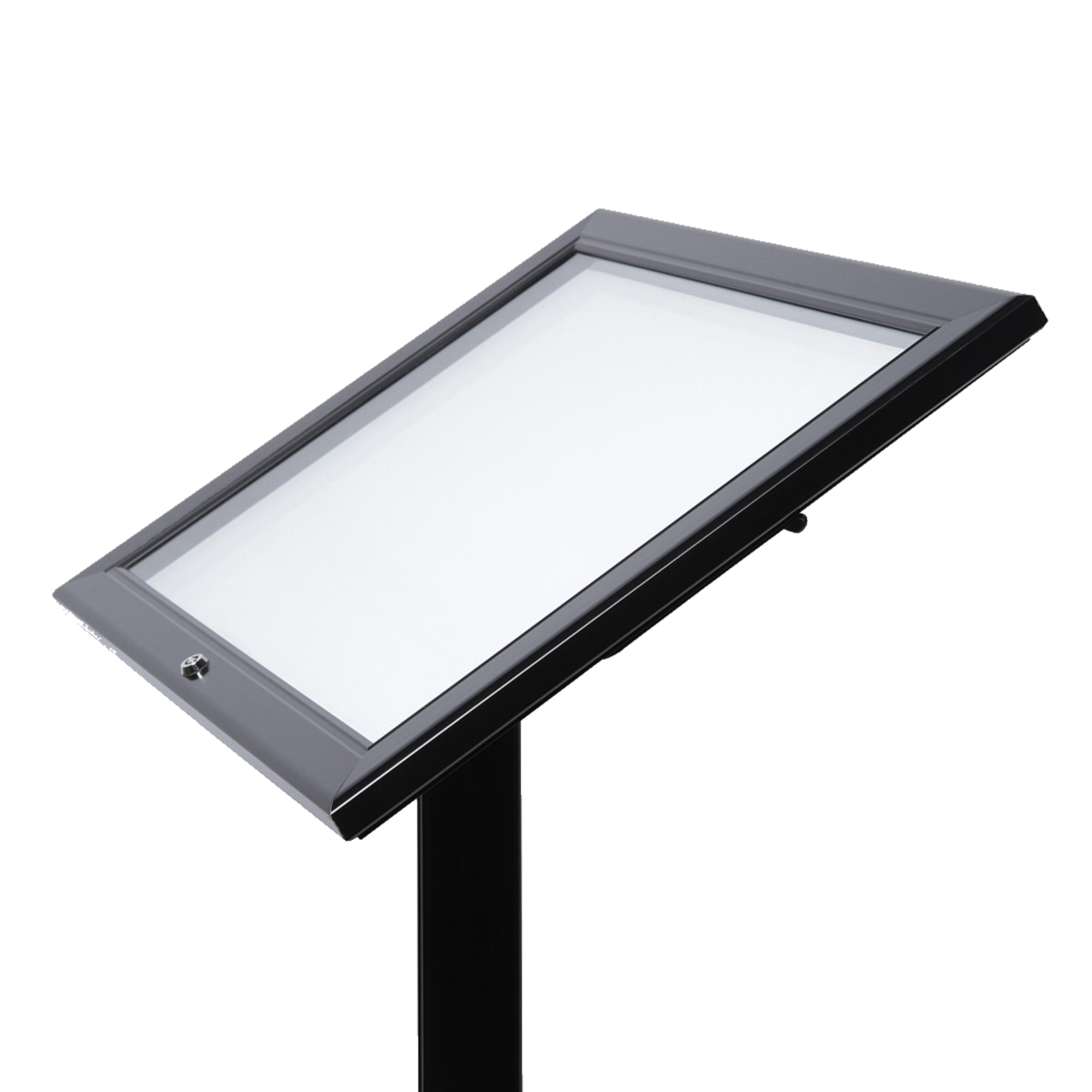Showdown® Displays Infodisplay 50,5 x 112,5 x 45 cm (B x H x T) 2 x DIN A4 schwarz