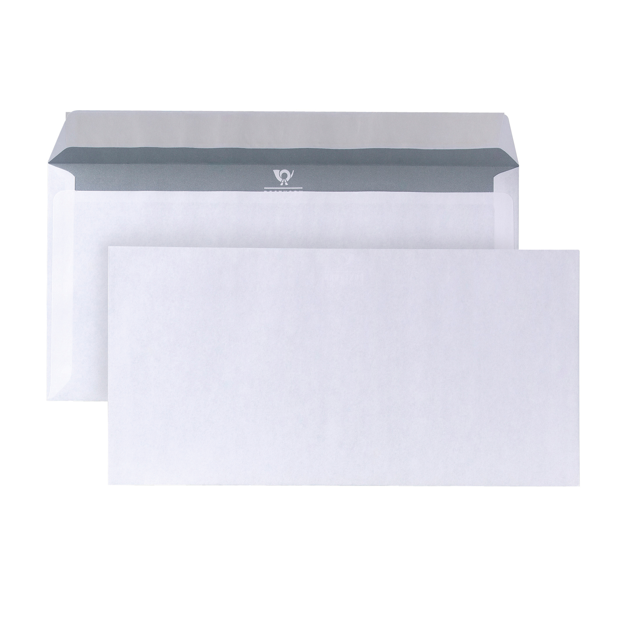 POSTHORN Briefumschlag DIN lang 220 x 110 mm (B x H) mit Haftklebung ohne Fenster 80g/m² weiß 1.000 St./Pack.