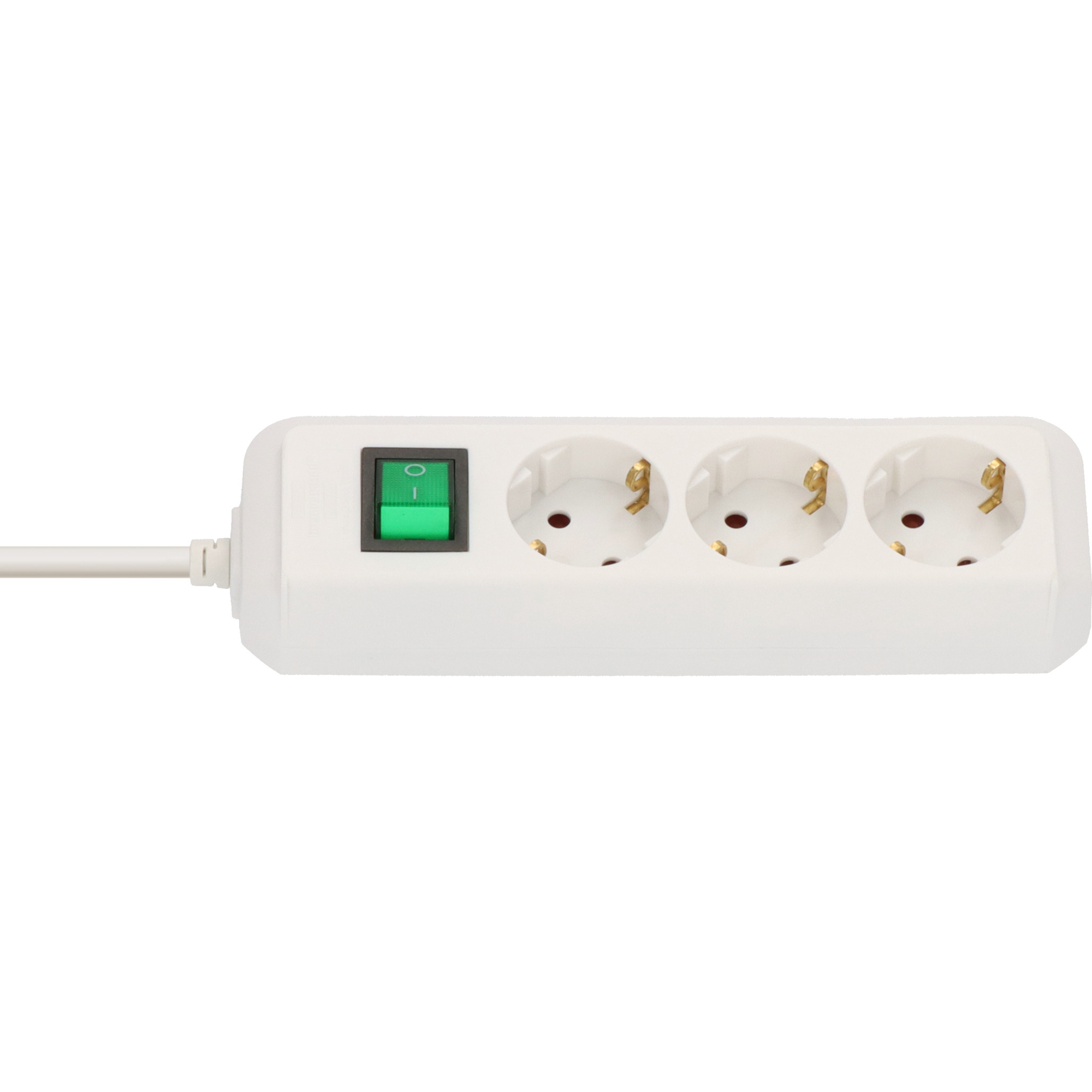 brennenstuhl® Steckdosenleiste Eco-Line 3 Steckdosen weiß