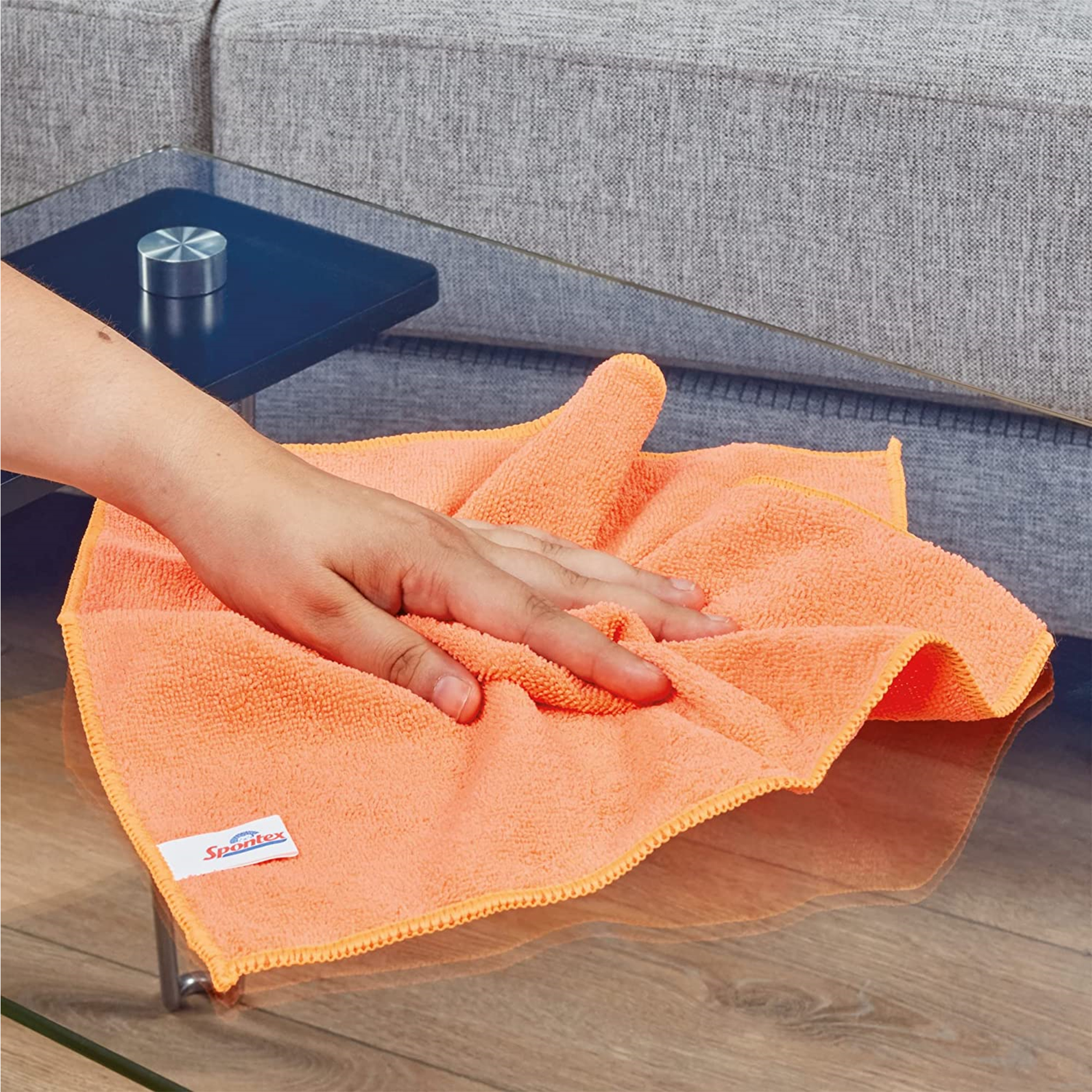 Spontex Microfasertücher Microfibre Collection 30 x 30 cm (B x L) 85 % Polyester, 15 % Polyamide farbig sortiert (freie Farbauswahl nicht möglich) 10 St./Pack.