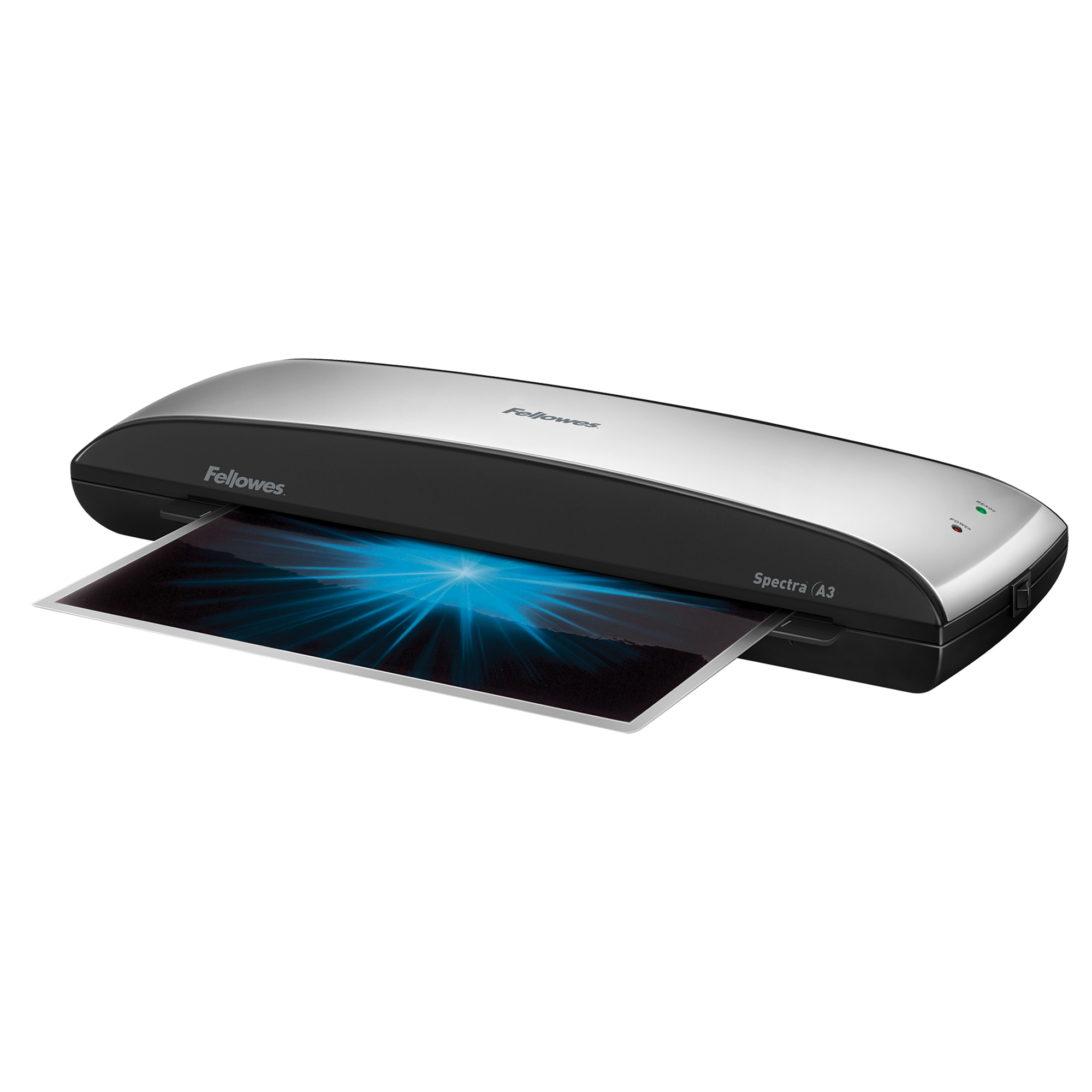 Fellowes® Laminiergerät Spectra Heißlaminierung 47 x 7,8 x 16,2 cm (B x H x T) DIN A3 schwarz/silber