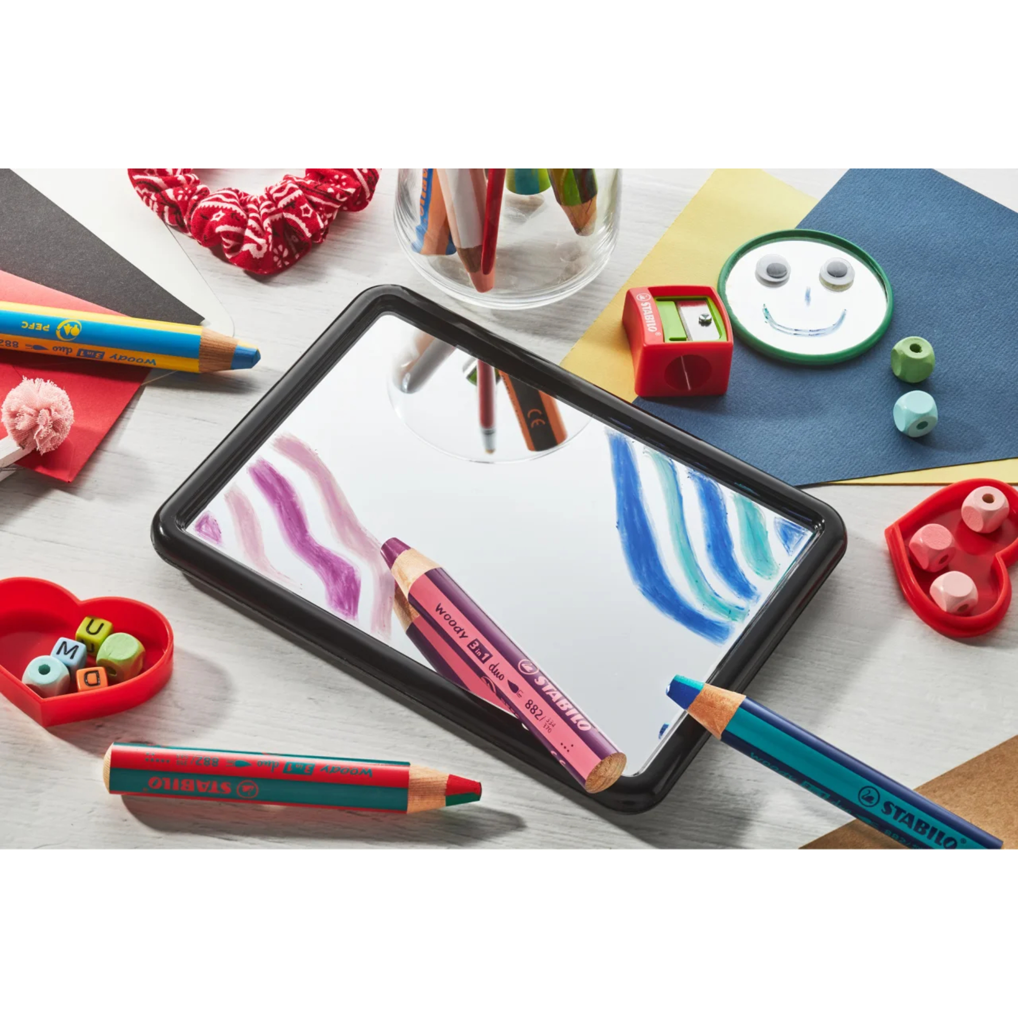 STABILO® Buntstift woody 3 in 1 duo 5 St./Pack.