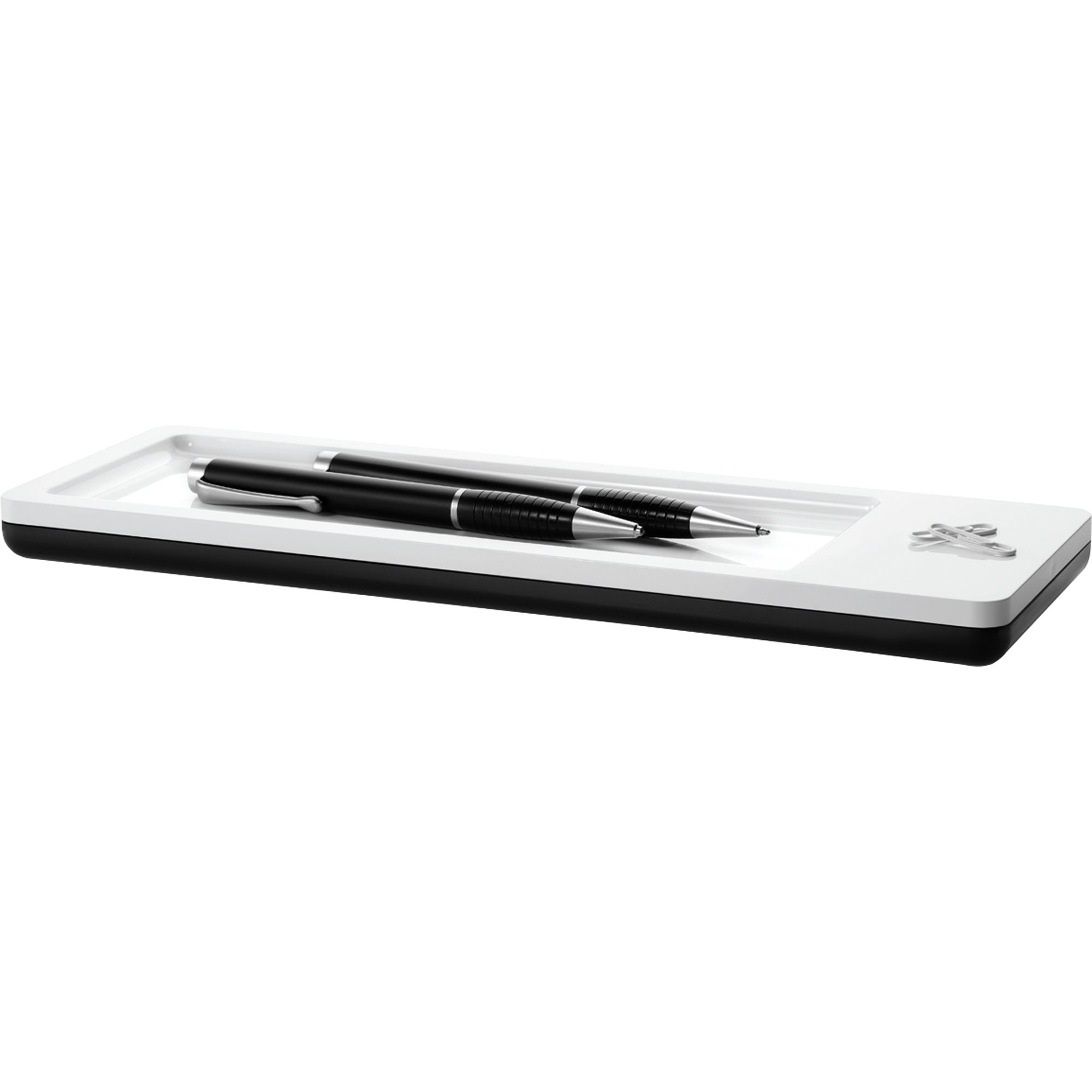HAN Stiftschale i-Line 28 x 1,8 x 9,5 cm (B x H x T) ABS Kunststoff weiß/schwarz 1 Fach