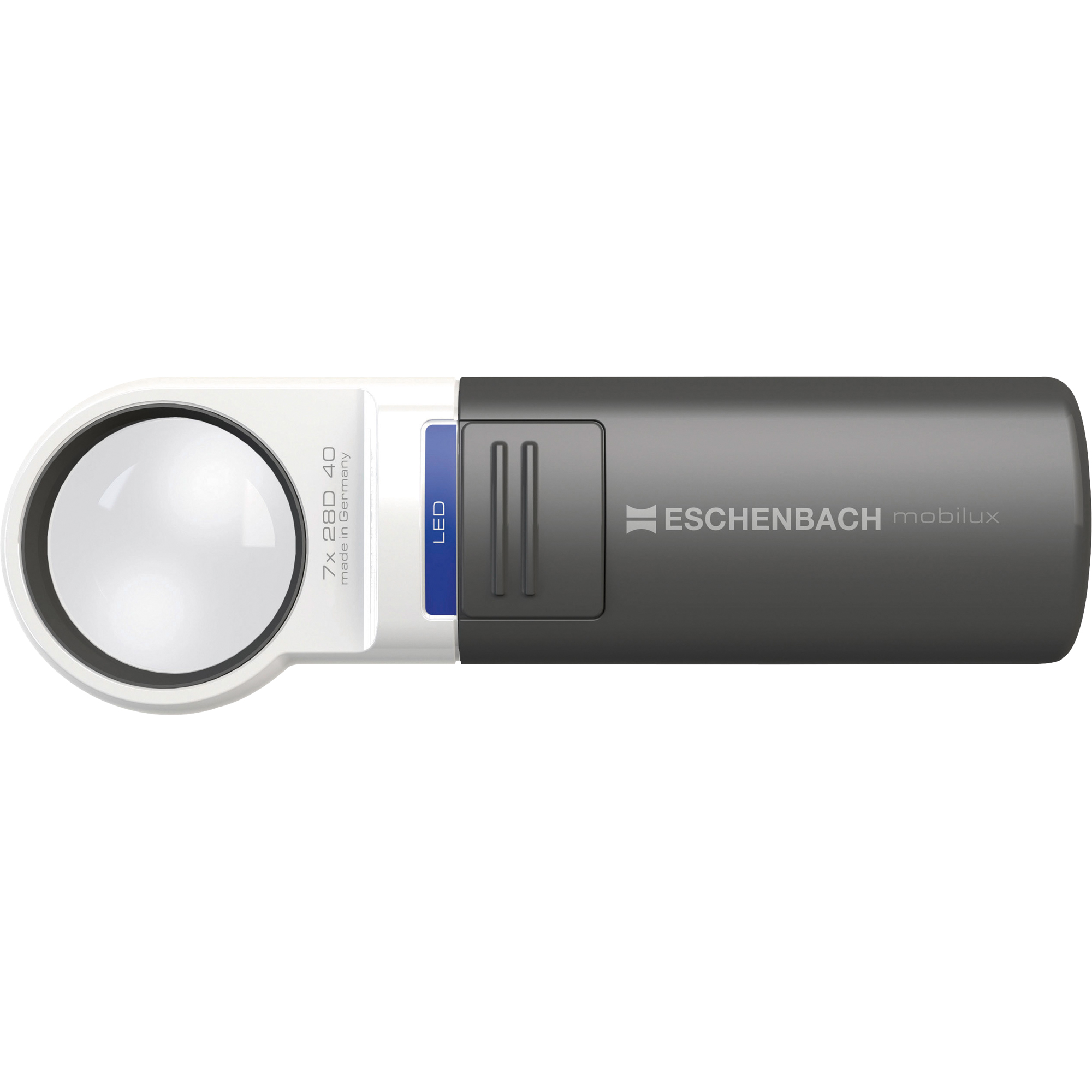 Eschenbach Lupe Mobilux 12,5-fach AA/Mignon anthrazit/weiß