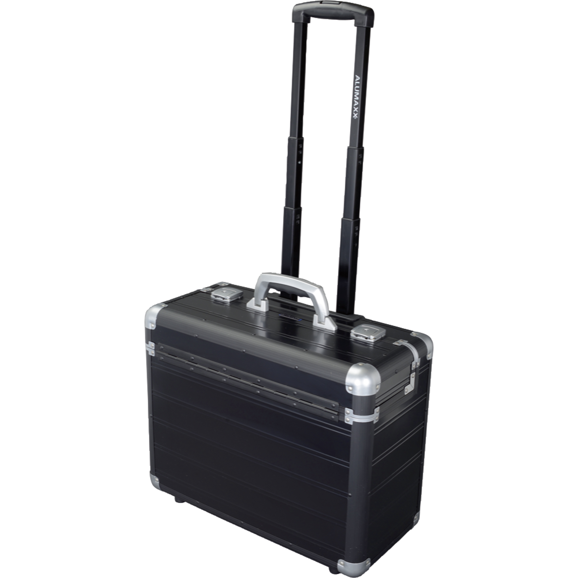 ALUMAXX® Pilotenkoffer DISCOVERY 47,5 x 38,5 x 22,5 cm (B x H x T) Aluminium schwarz