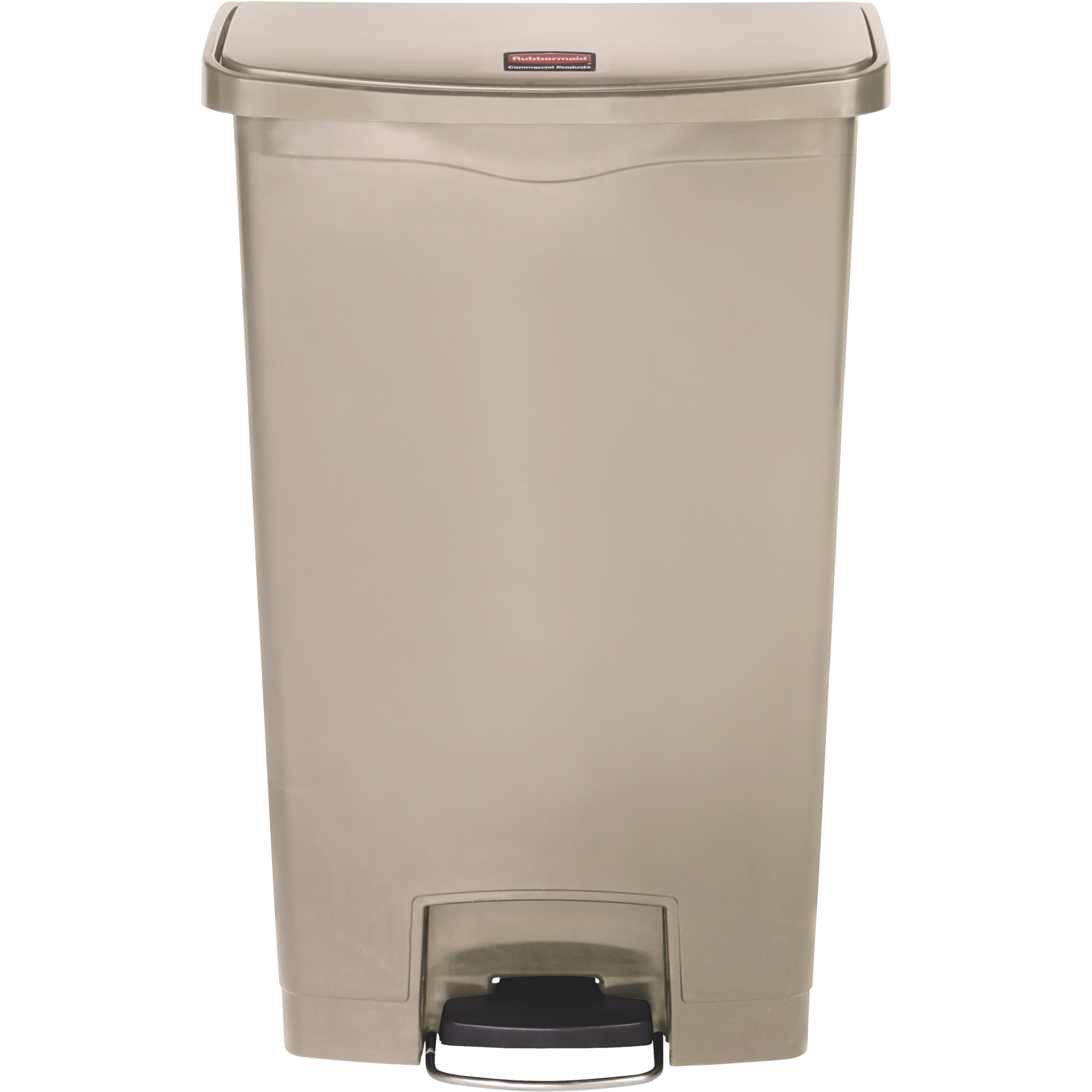 Rubbermaid Tretabfalleimer SLIM JIM® STEP-ON 28,91 x 53,64 x 44,75 cm (B x H x T) 30l Kunststoff beige
