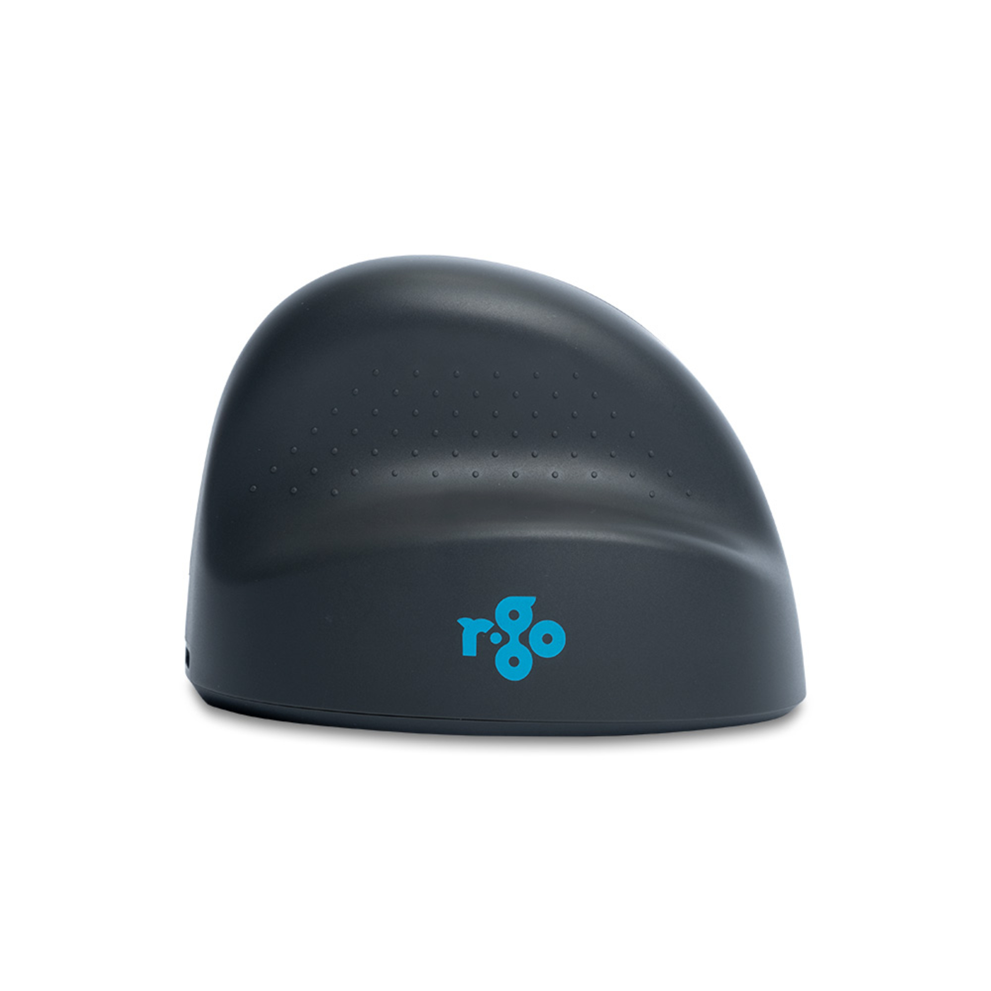 R-Go Tools Optische PC Maus HE Basic Rechtshänder ergonomisch USB-C 10m Akku inkl. Ladekabel (102 cm), USB-C/USB-A Adapter grau