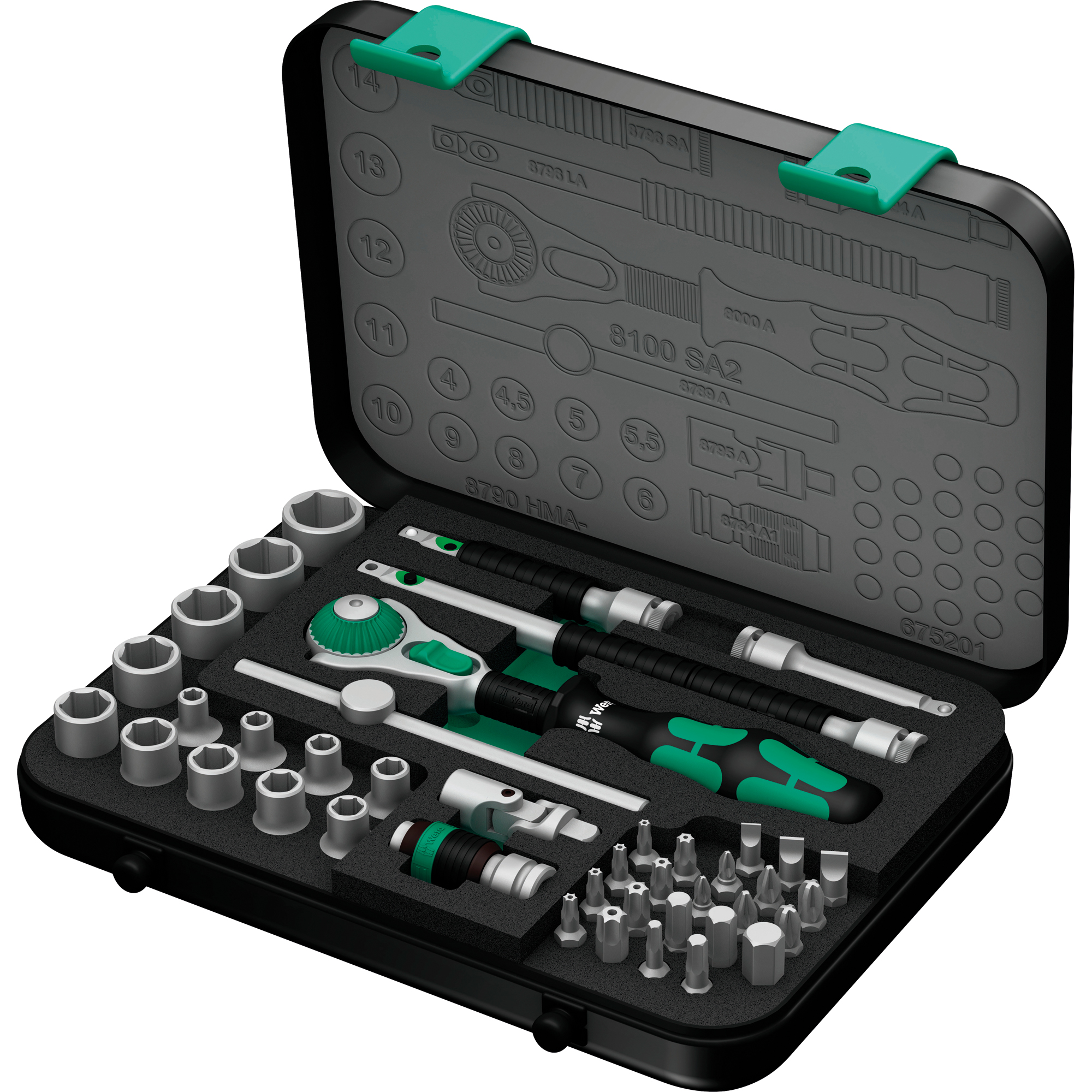 Wera Steckschlüssel-Satz 42 Teile 6,3mm