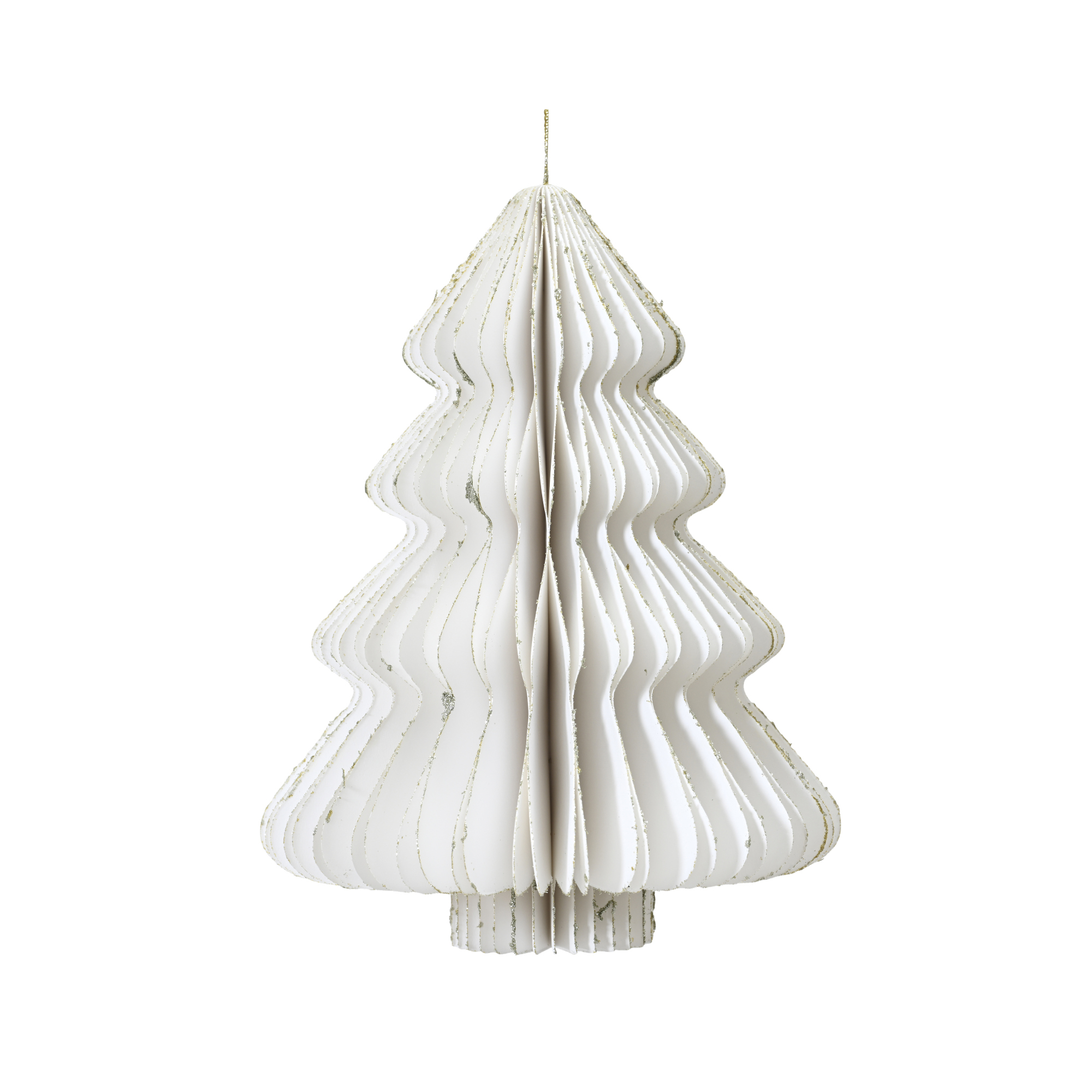 EVERLANDS Dekorationsfigur Weihnachtsbaum 30 x 40 cm (Ø x H) Papier weiß