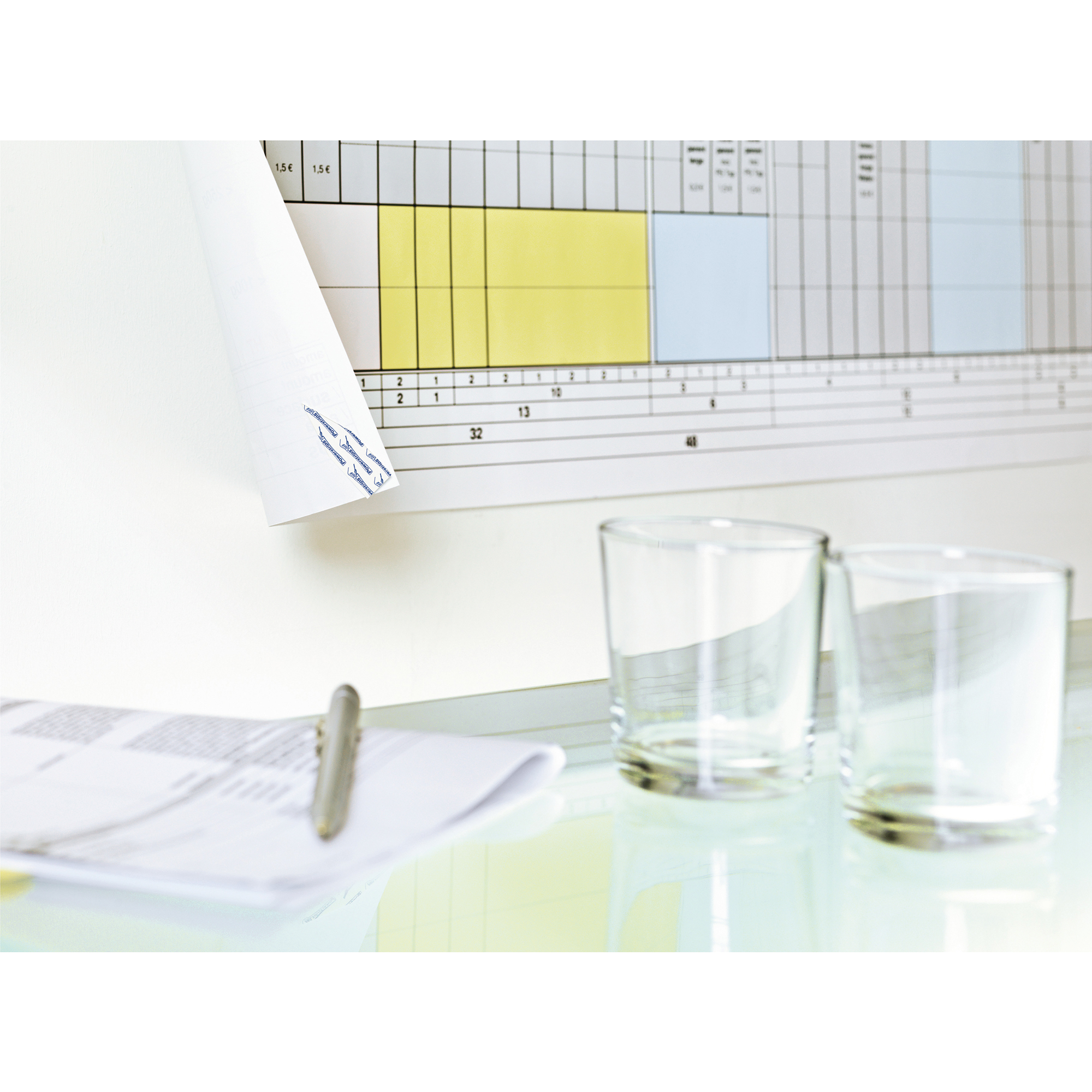 tesa® Klebepad Powerstrips® Poster Poster, Charts, Zeichnungen 14,5 x 42 mm (B x L) weiß 96 St./Pack.