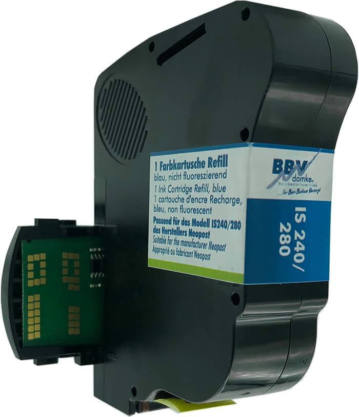 BBV-Domke Farbkartusche für Quadient (ehem. Neopost) IS-240 und IS-280 Frankiermaschinen
