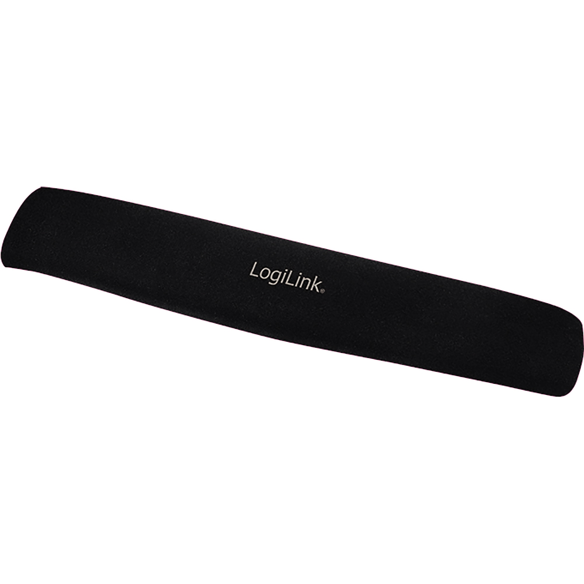 LogiLink Handgelenkauflage Links- und Rechtshänder 40 x 1,5 x 6,5 cm (B x H x T) Nylon/PVC schwarz