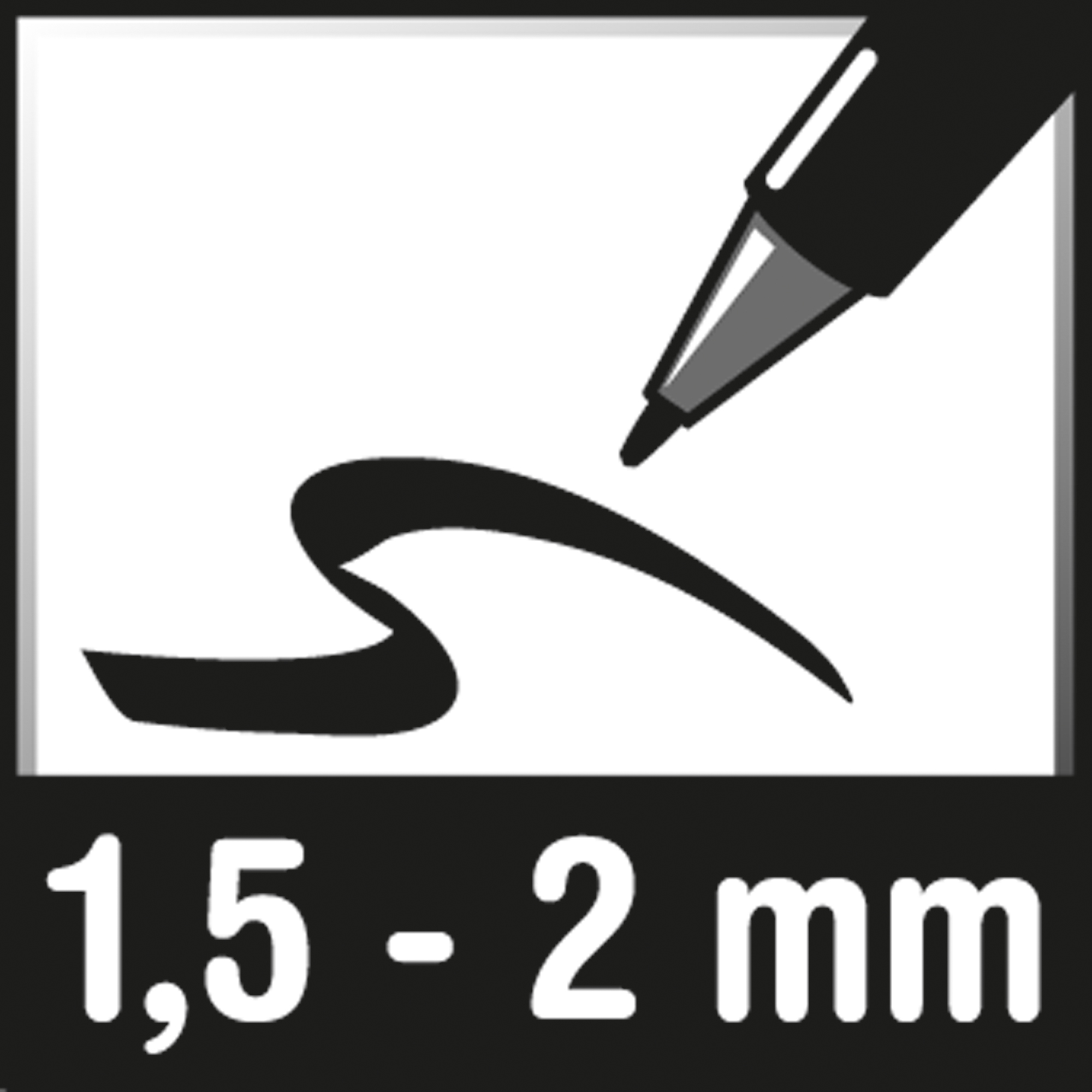 STABILO® Fasermaler Trio® Scribbi 1,5-2mm farbig sortiert auswaschbar 14 St./Pack.