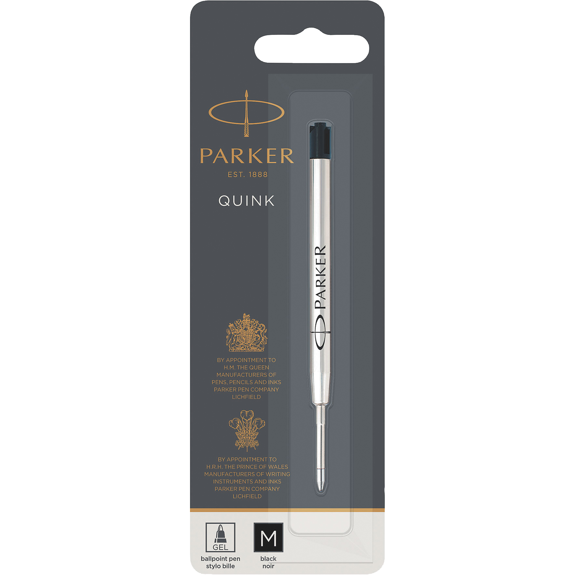 Parker Gelmine QUINK 0,7mm schwarz