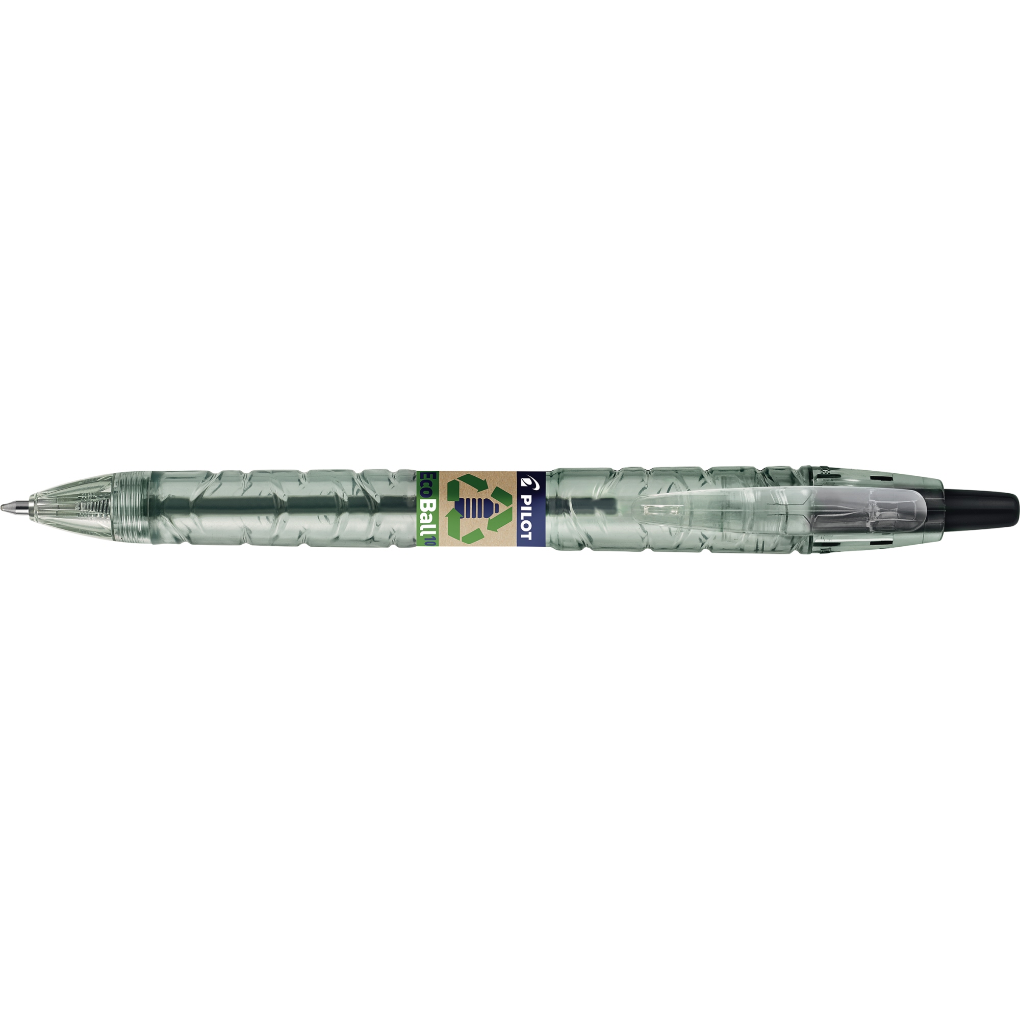 PILOT Kugelschreiber Bottle 2 Pen Ecoball 0,4mm schwarz dokumentenecht Schaftfarbe: transluzent
