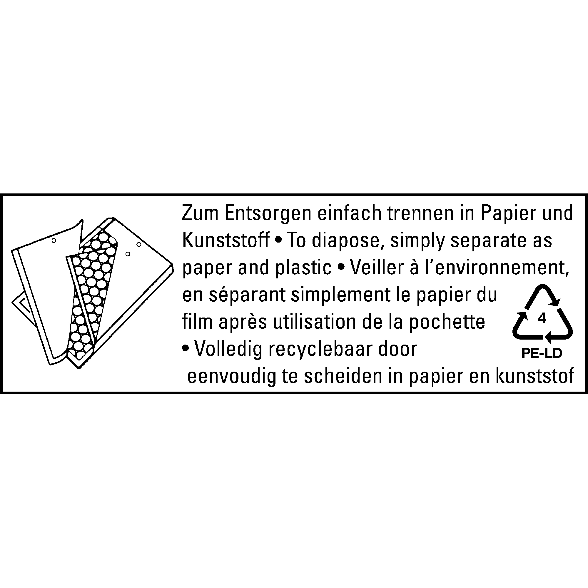 Soennecken Luftpolstertasche K/7 mit Haftklebung Kraftpapier weiß 5 St./Pack.