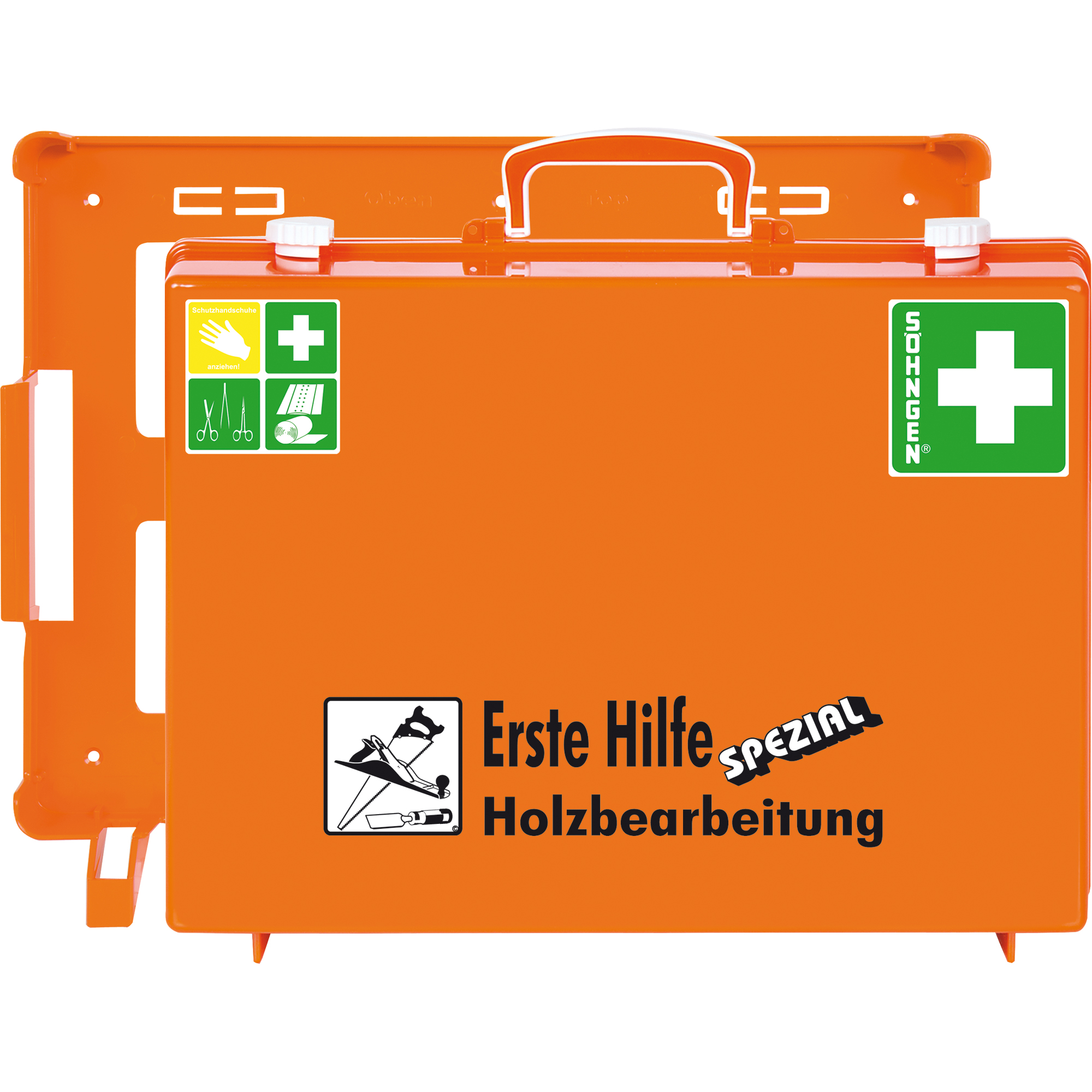 SÖHNGEN® Erste Hilfe Koffer SPEZIAL MT-CD ca. 40 x 30 x 15 cm (B x H x T) DIN 13157 orange