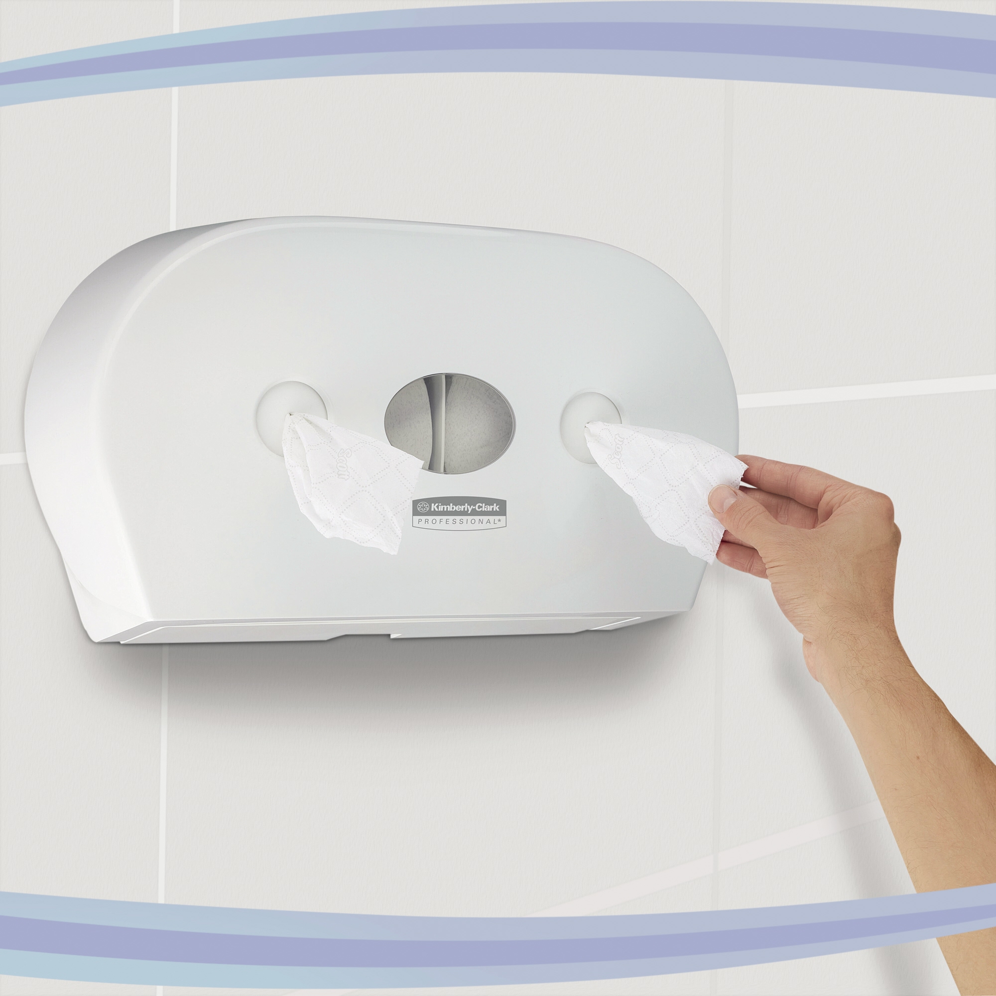Scott® Toilettenpapier Control™ 2-lagig weiß 833 Bl./Rl. 12 Rl./Pack.