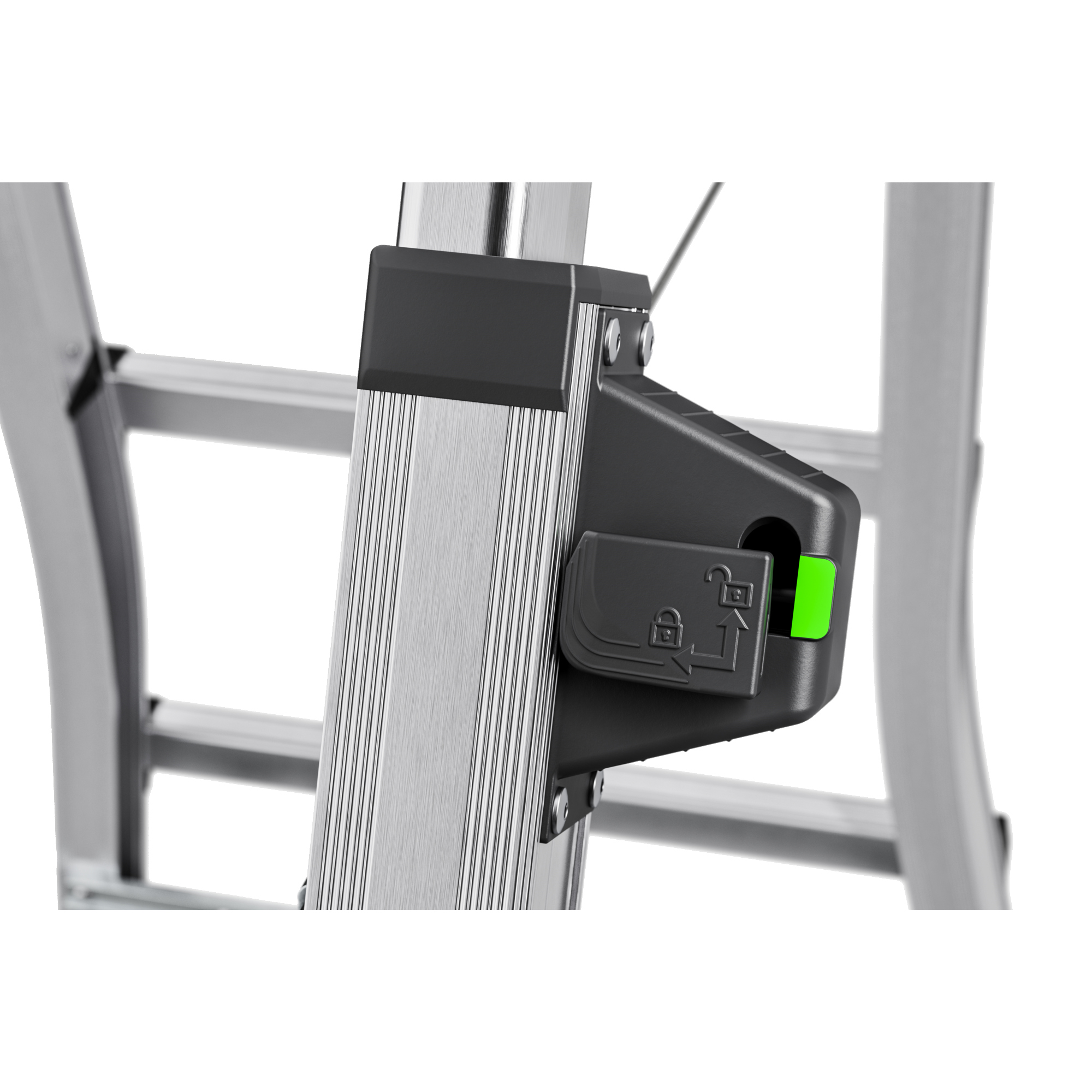 Hailo Stehleiter TL100 TopLine 3,09m Aluminium, eloxiert silber