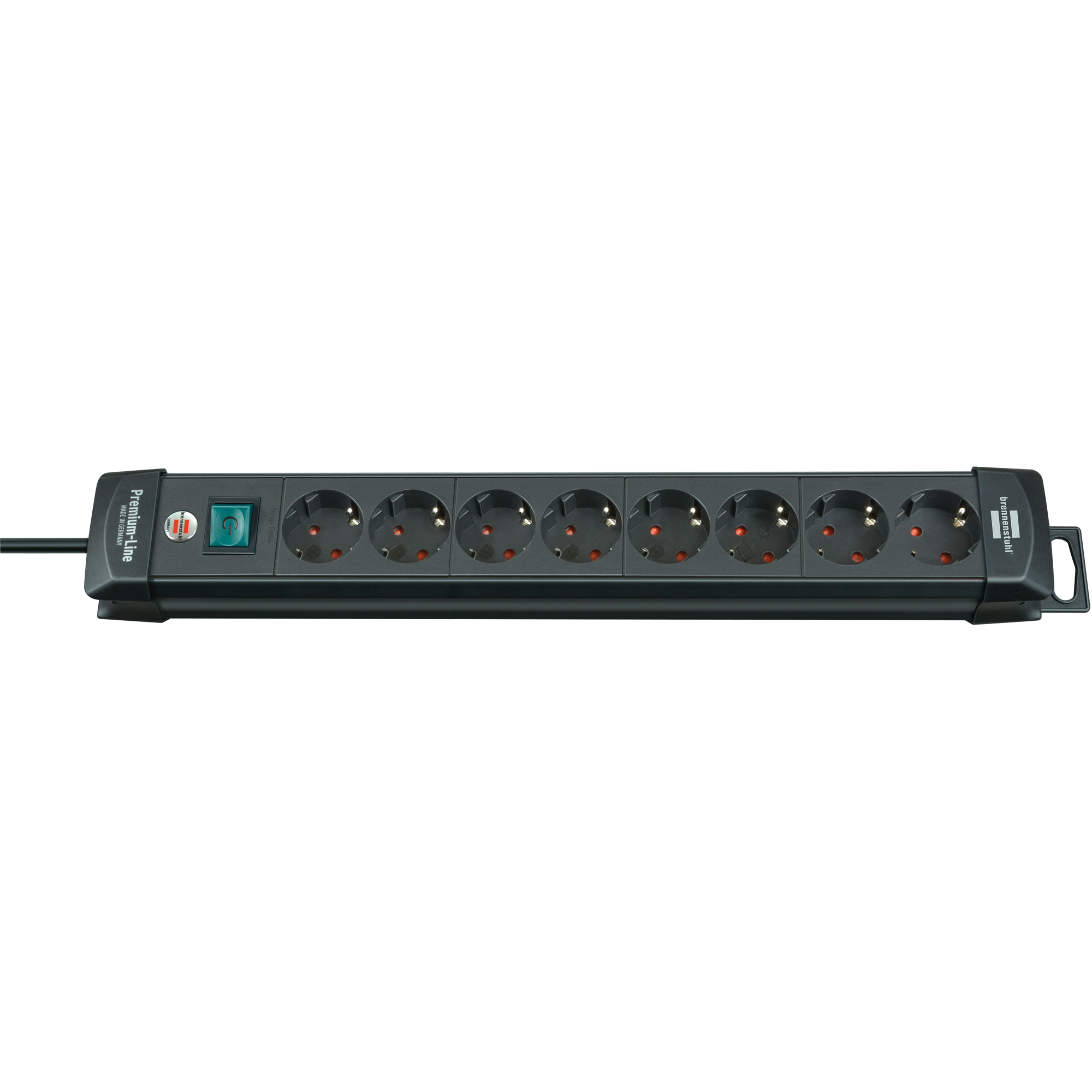 brennenstuhl® Steckdosenleiste Premium-Line 8 Steckdosen schwarz