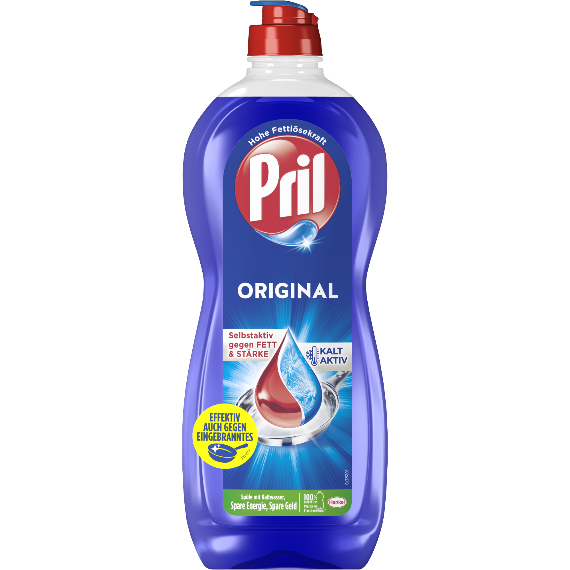 Pril Geschirrspülmittel Original Citrus biologisch abbaubar pH-Wert: 7-8,2 Kunststoff, 100 % recycelt recycelbar 0,675l