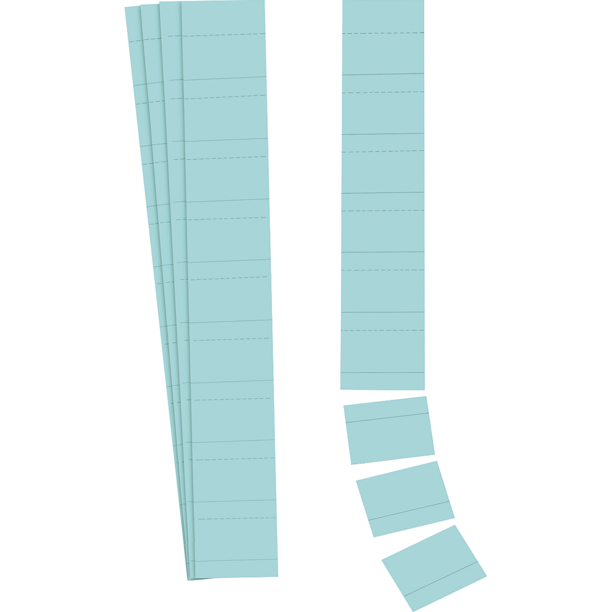 Ultradex Einsteckkarte Planrecord 6 x 3,2 cm (B x H) 190g/m² himmelblau 90 St./Pack.