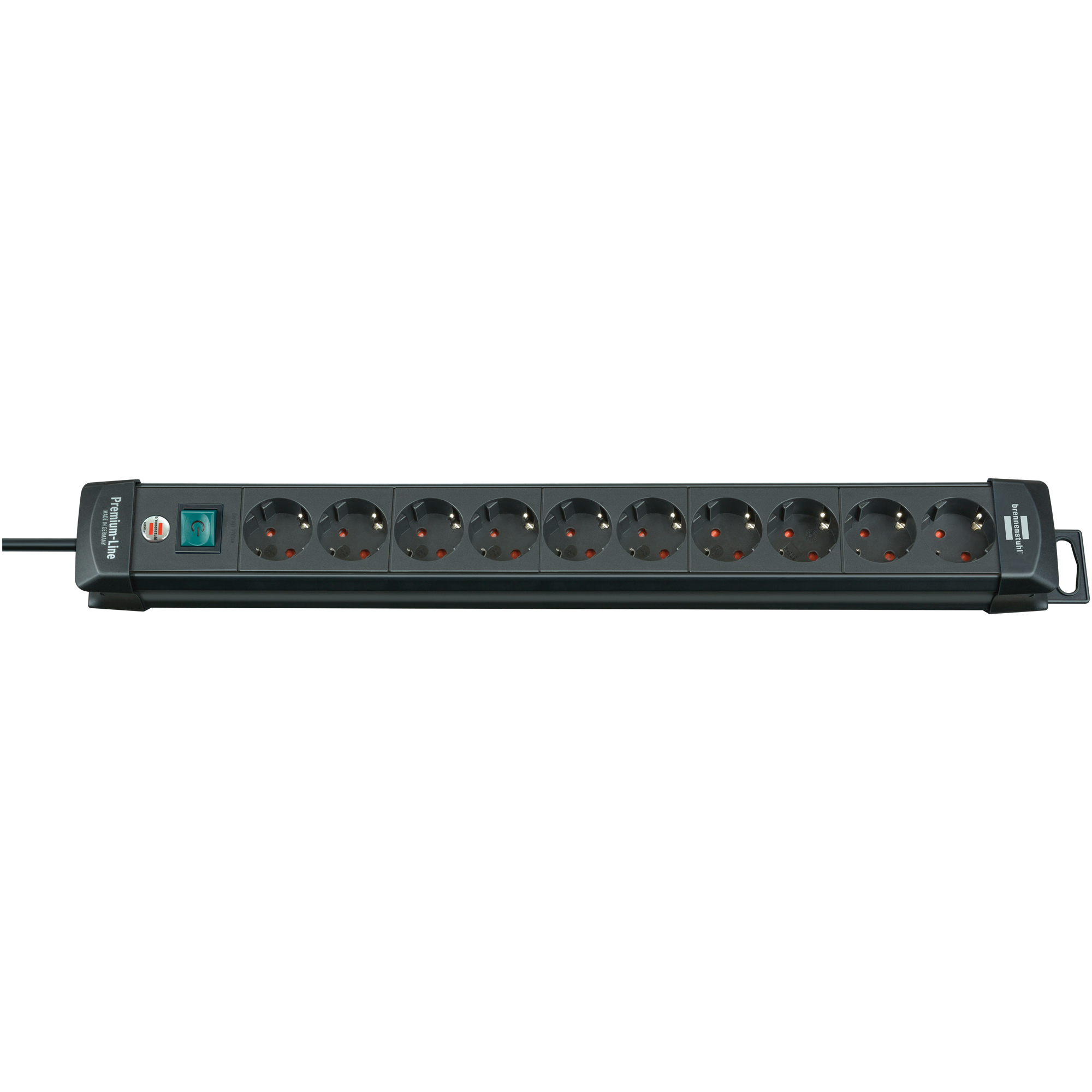 brennenstuhl® Steckdosenleiste Premium-Line 10 Steckdosen schwarz