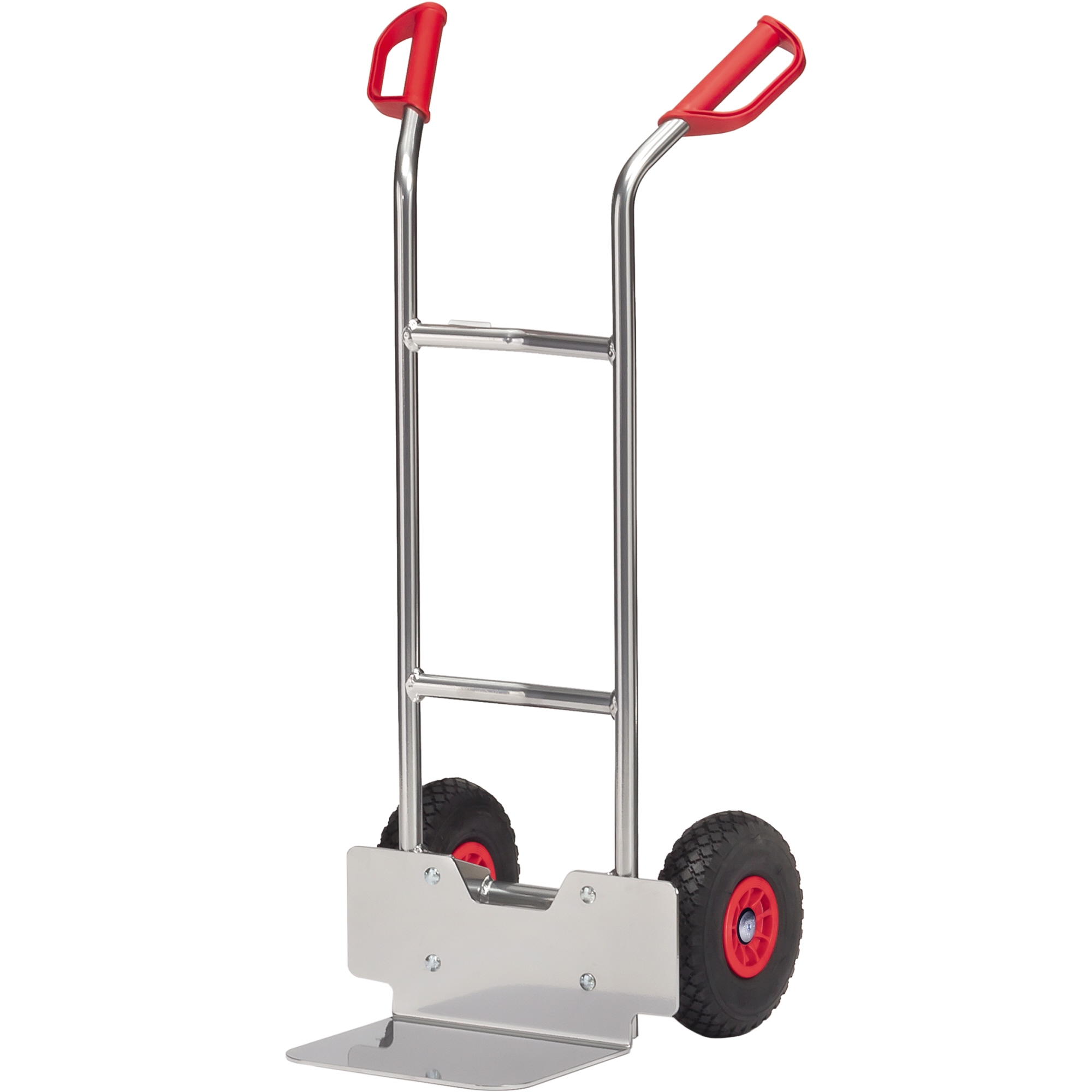 Fetra Sackkarre 57 x 115 cm (B x H) 150kg Aluminium silber/rot/schwarz