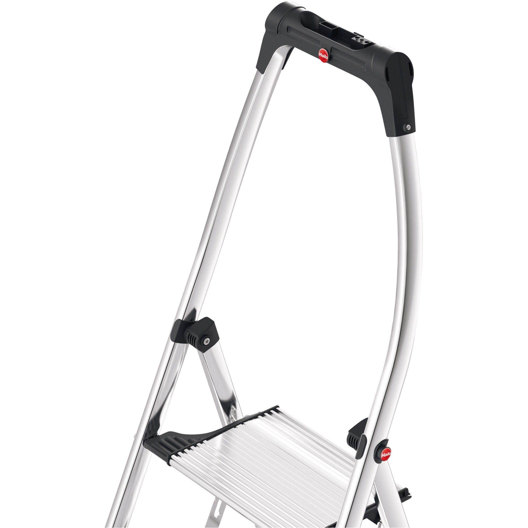 Hailo Trittleiter K100 Topline 52 x 120 x 54 cm (B x H x T) 150kg Aluminium alu 2 Stufen