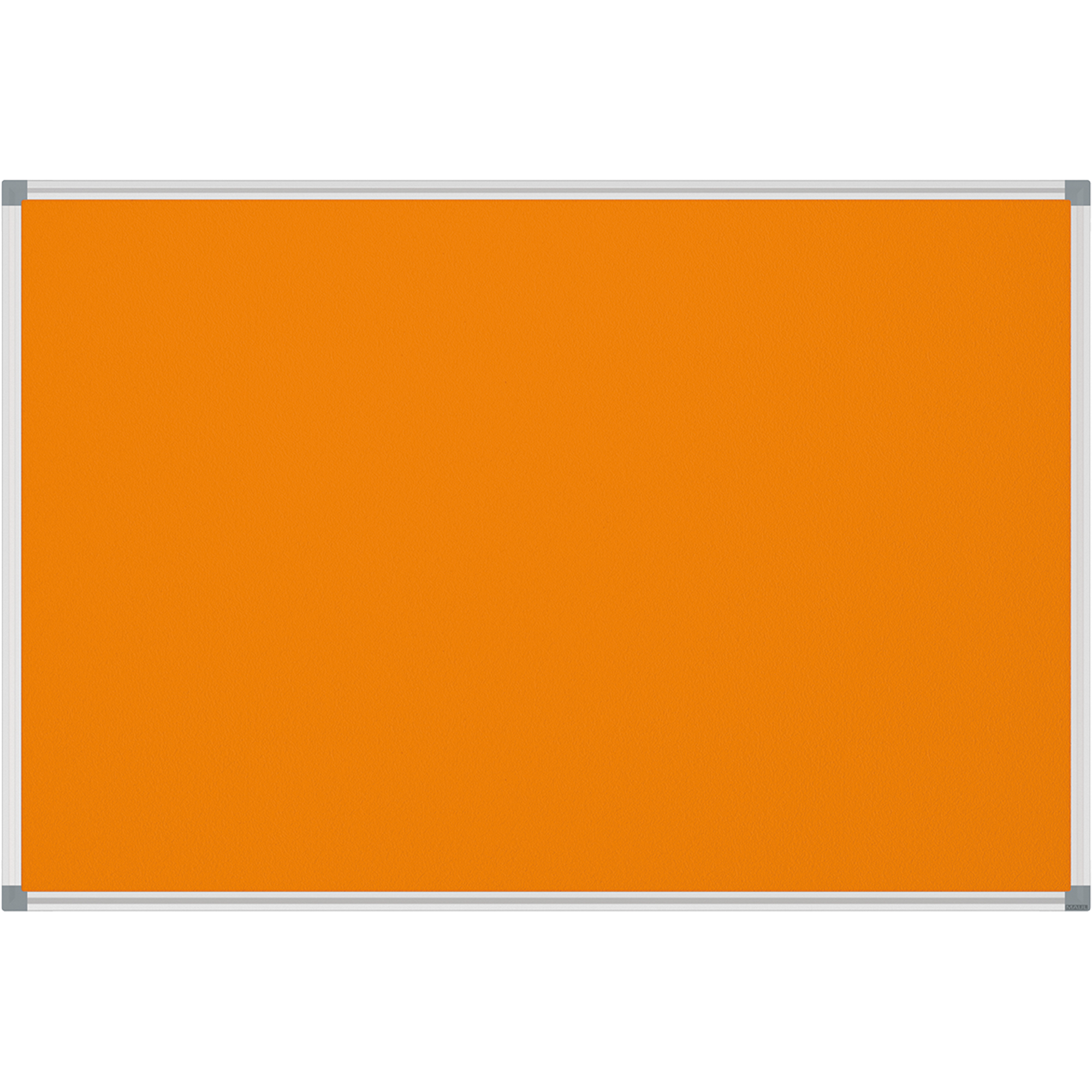 MAUL Pinnwand MAULstandard 120 x 90 cm (B x H) Maße der Oberfläche: 116,7 x 86,7 cm (B x H) Filz Material des Rahmens: Aluminium/Kunststoff orange