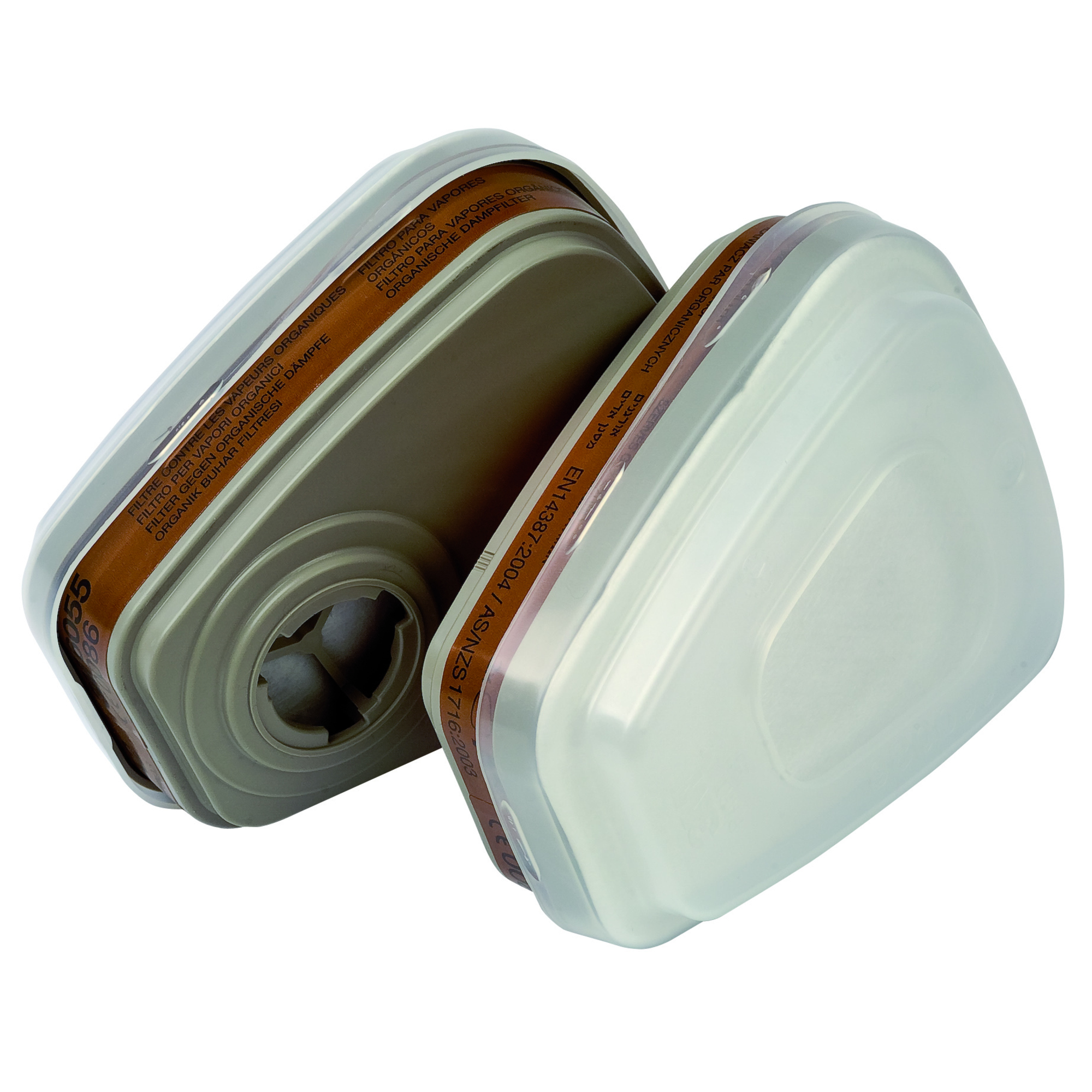 3M Atemfilter 6002CR 3M Halbmaske 6002C Polystyrol/Aktivkohle/Polypropylen 2 St./Pack.