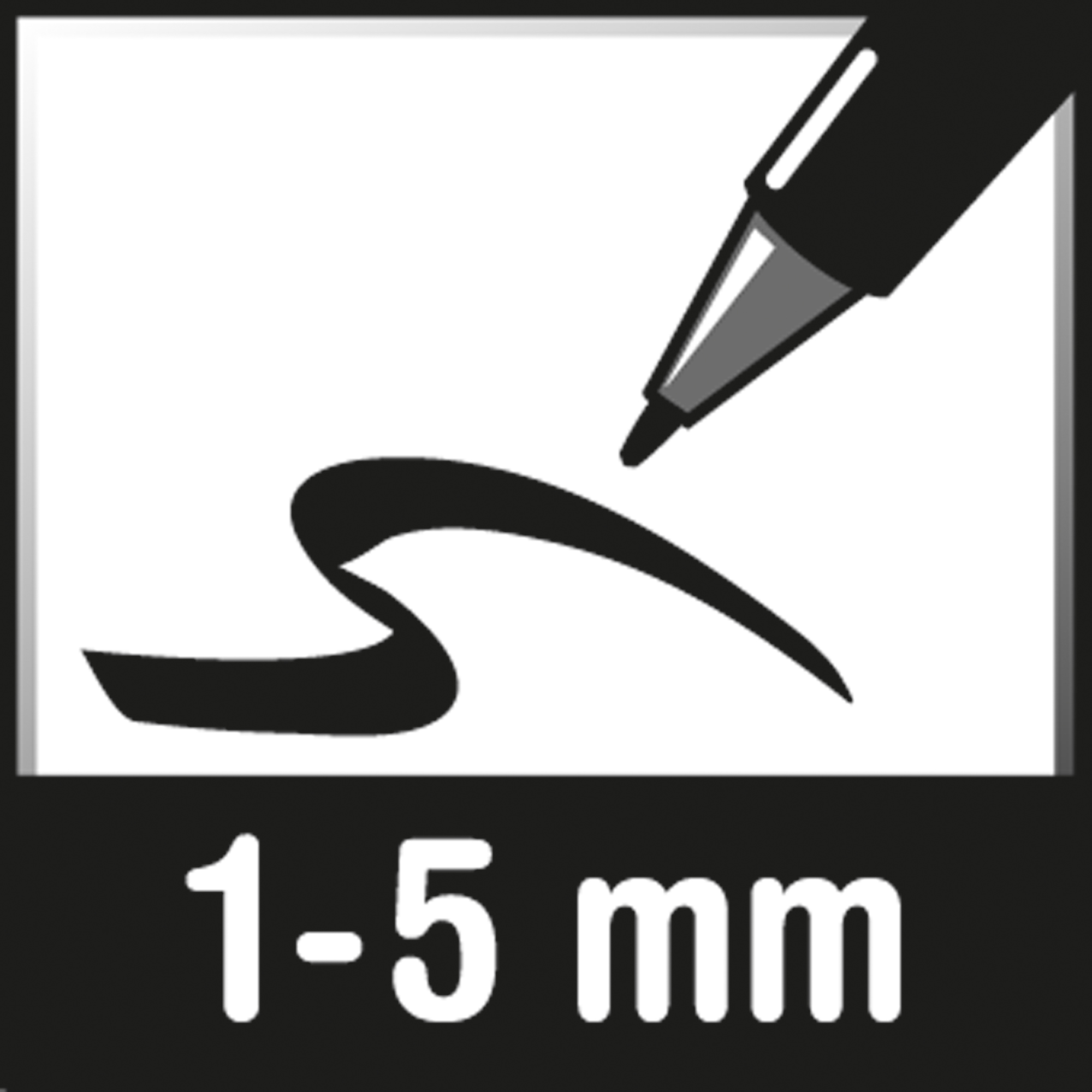 STABILO® Fasermaler Pen 68 MAX ARTY 1-5mm farbig sortiert nicht auswaschbar 12 St./Pack.