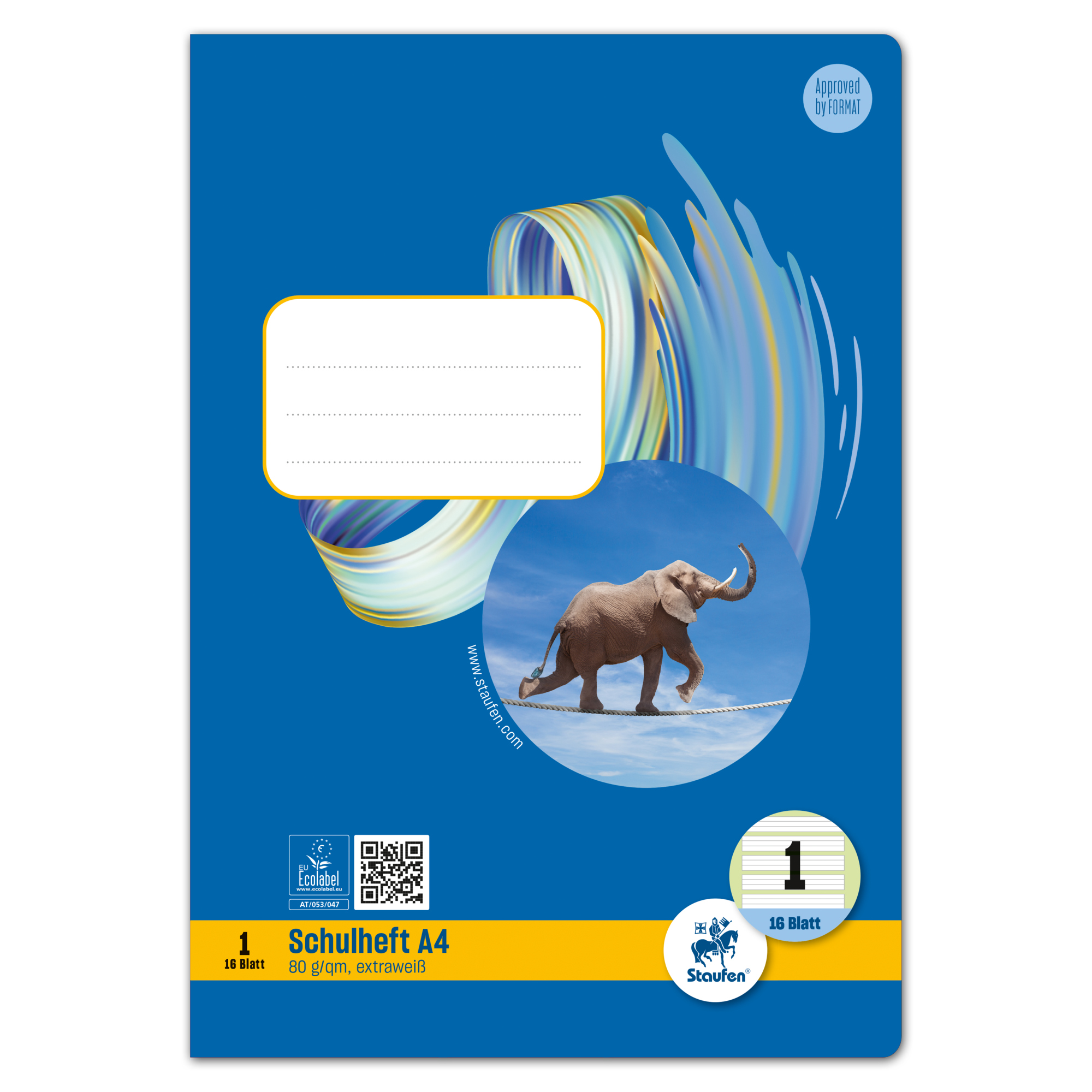Staufen Schulheft Style DIN A4 liniert 1 16 Bl.