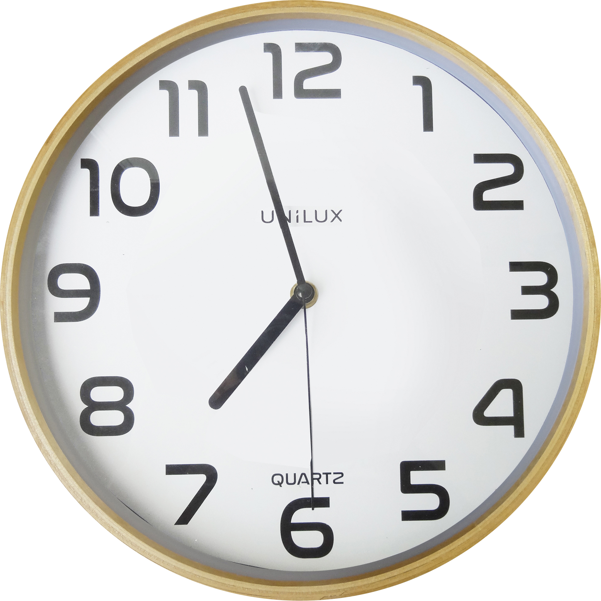 UNILUX Wanduhr Baltic 31,5cm Holz/Kunststoff buche