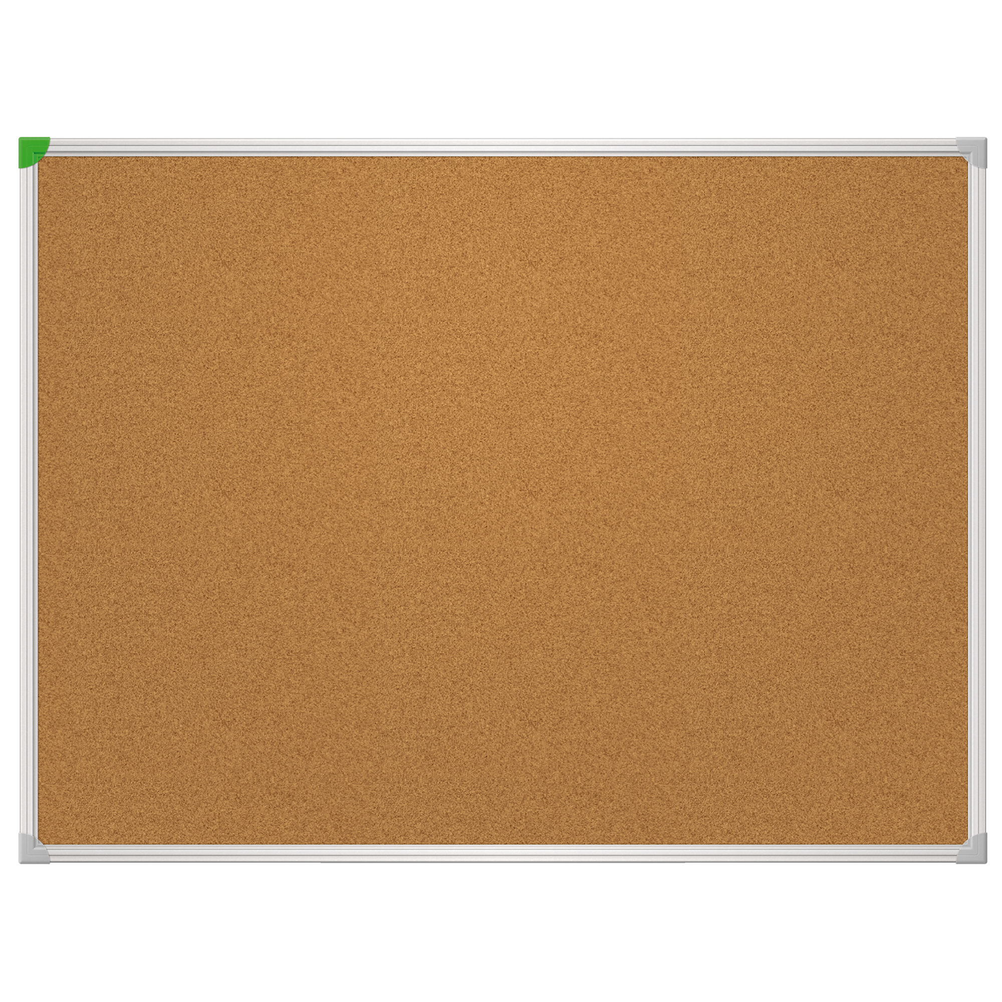 FRANKEN Pinnwand U-Act! Line® 80 x 60 cm (B x H) Kork Material des Rahmens: Aluminium, eloxiert/Kunststoff braun