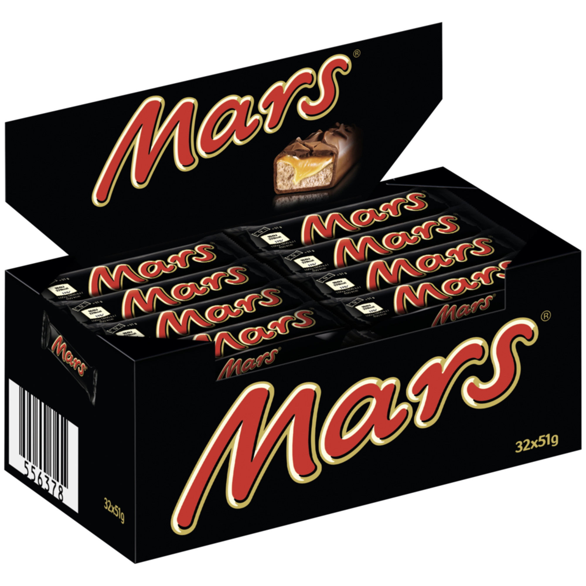 MARS® Schokoriegel Classic Single 32 x 51 g/Pack.