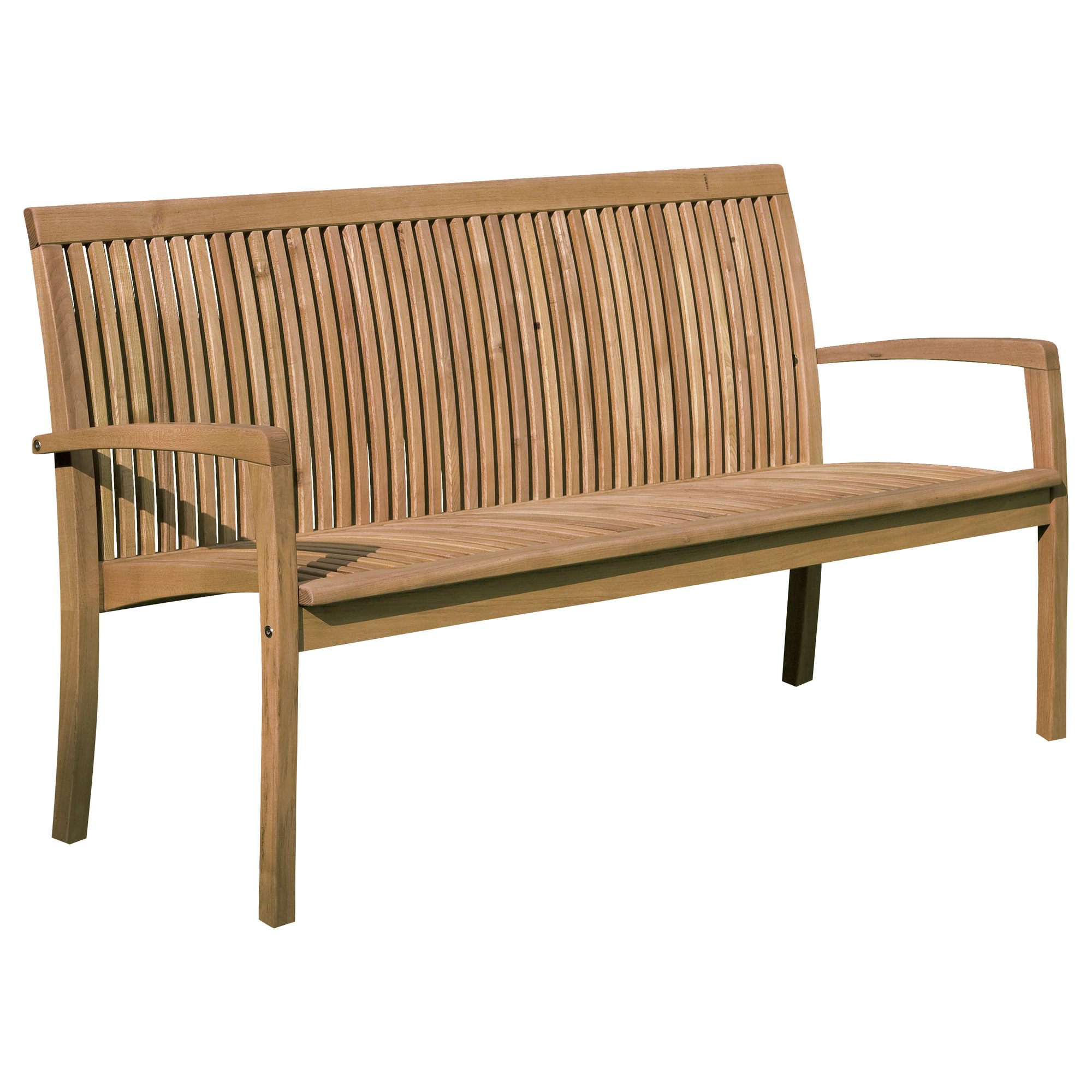 memo Gartenbank Enya 157 x 89 x 61 cm (B x H x T) wetterfest Robinie, lasiert natur