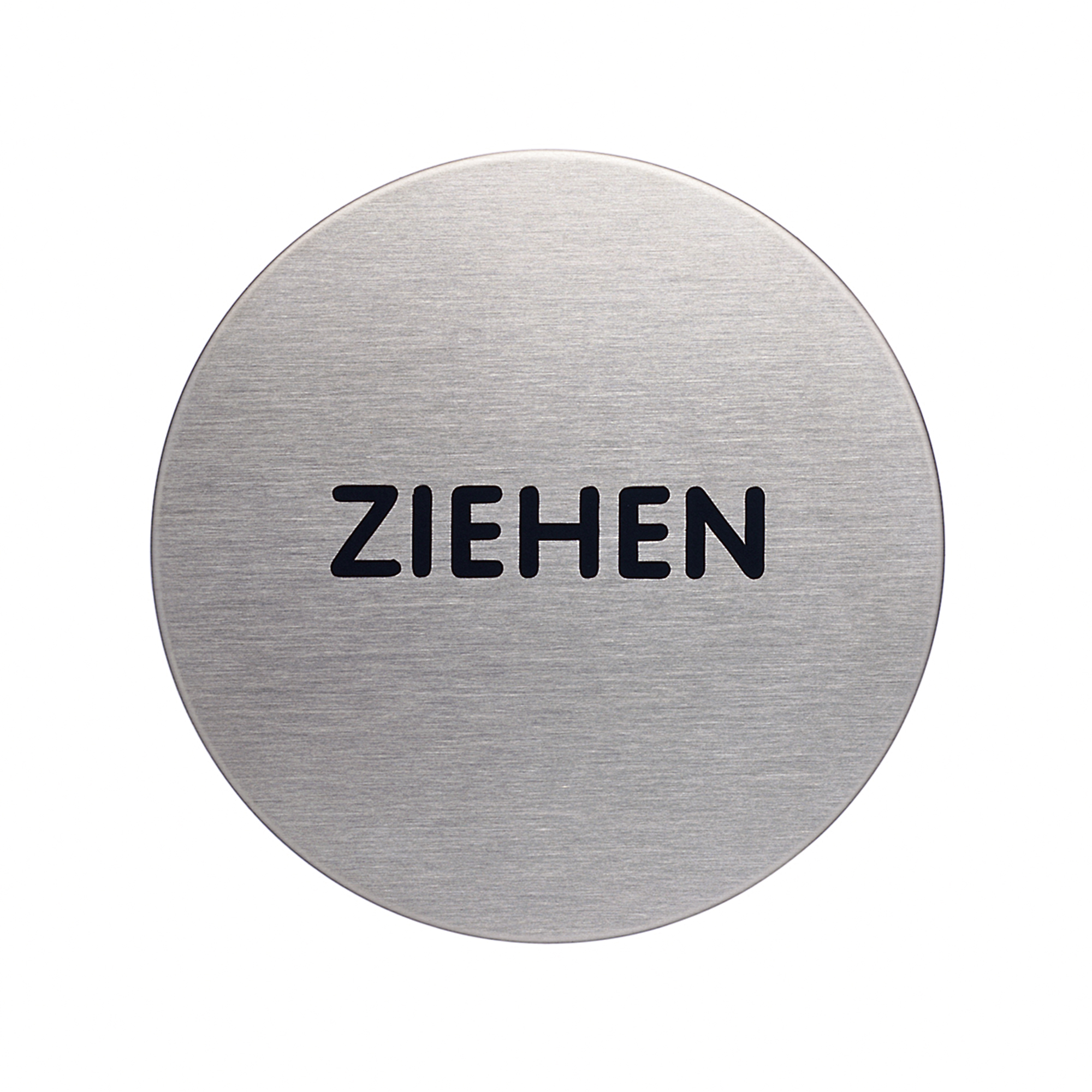 DURABLE Piktogramm Türschild PICTO 65mm Edelstahl, gebürstet silber metallic Ziehen