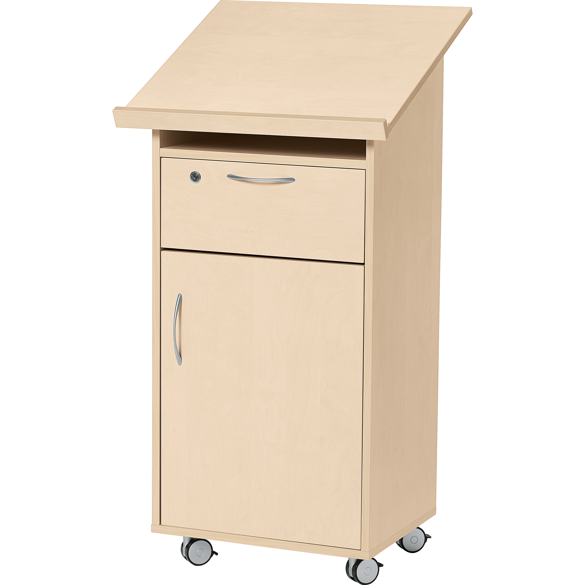 Stehpult Laudatus 600 x 538 mm (B x T) Holz ahorn