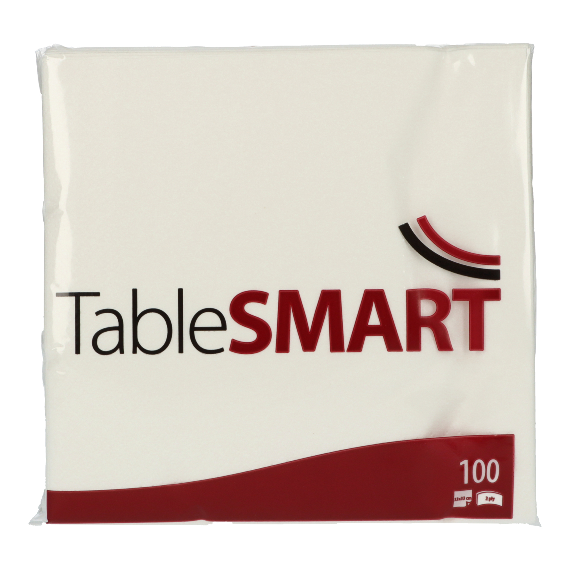 TableSMART Servietten 33 x 33 cm (B x L) weiß 100 St./Pack.