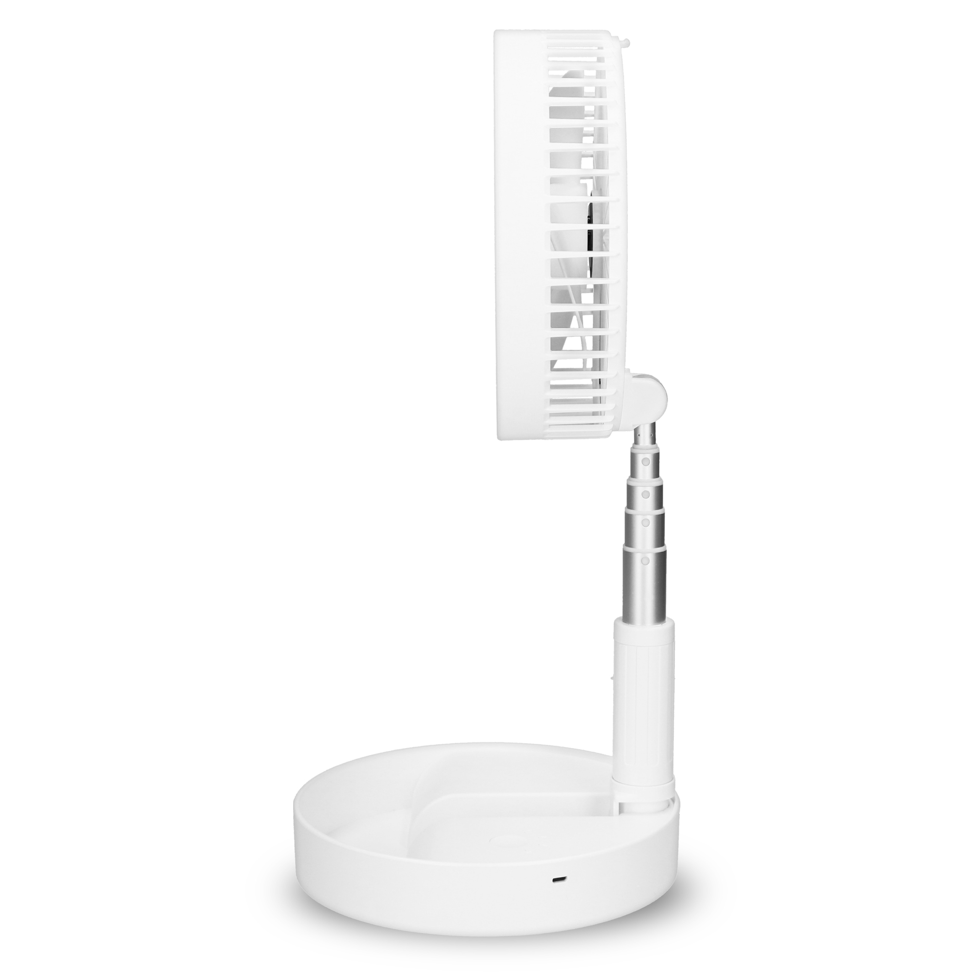 Trebs Tischventilator 30W 4 Leistungsstufen Akku weiß