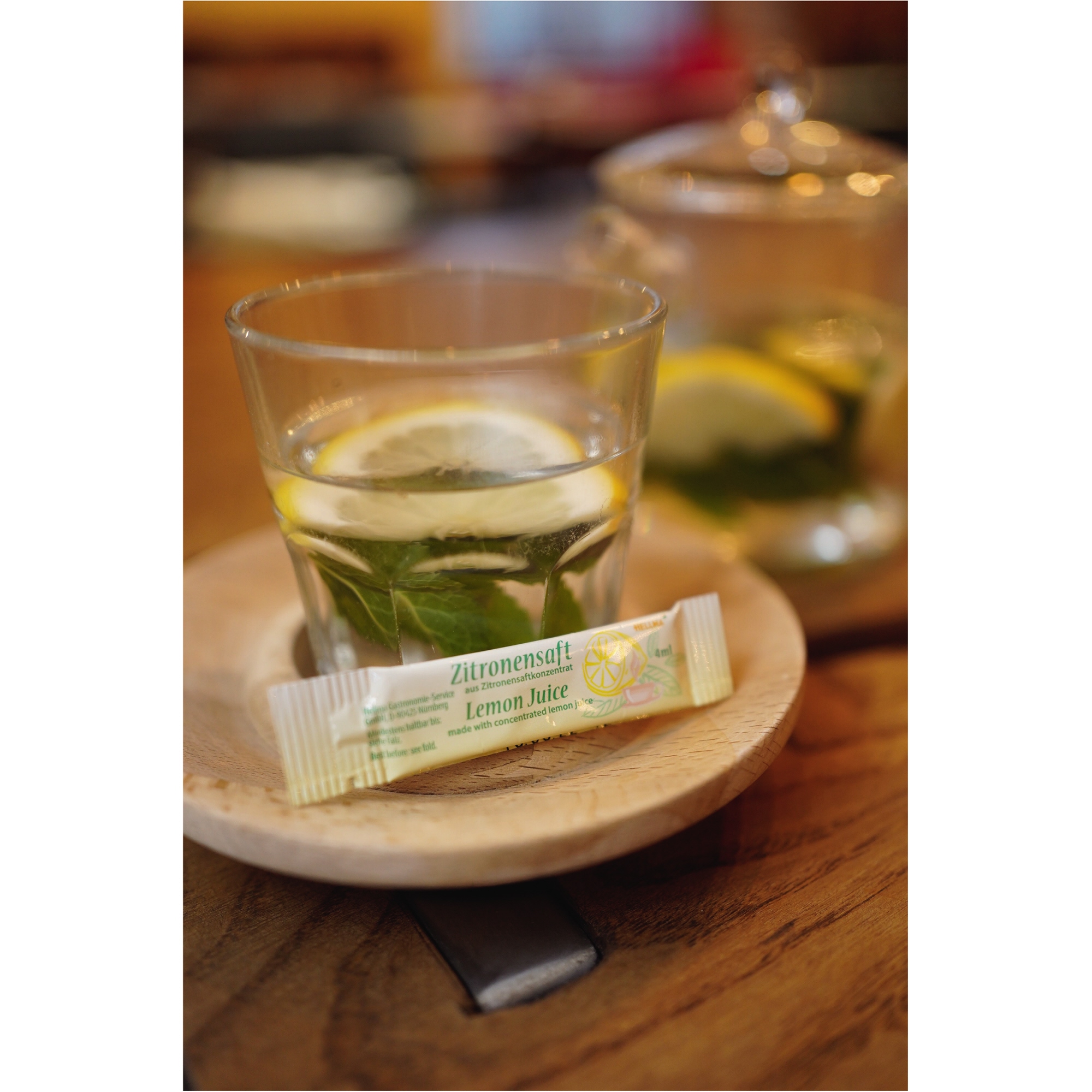 Hellma Zitronensaft Stick 100 x 4 ml/Pack.
