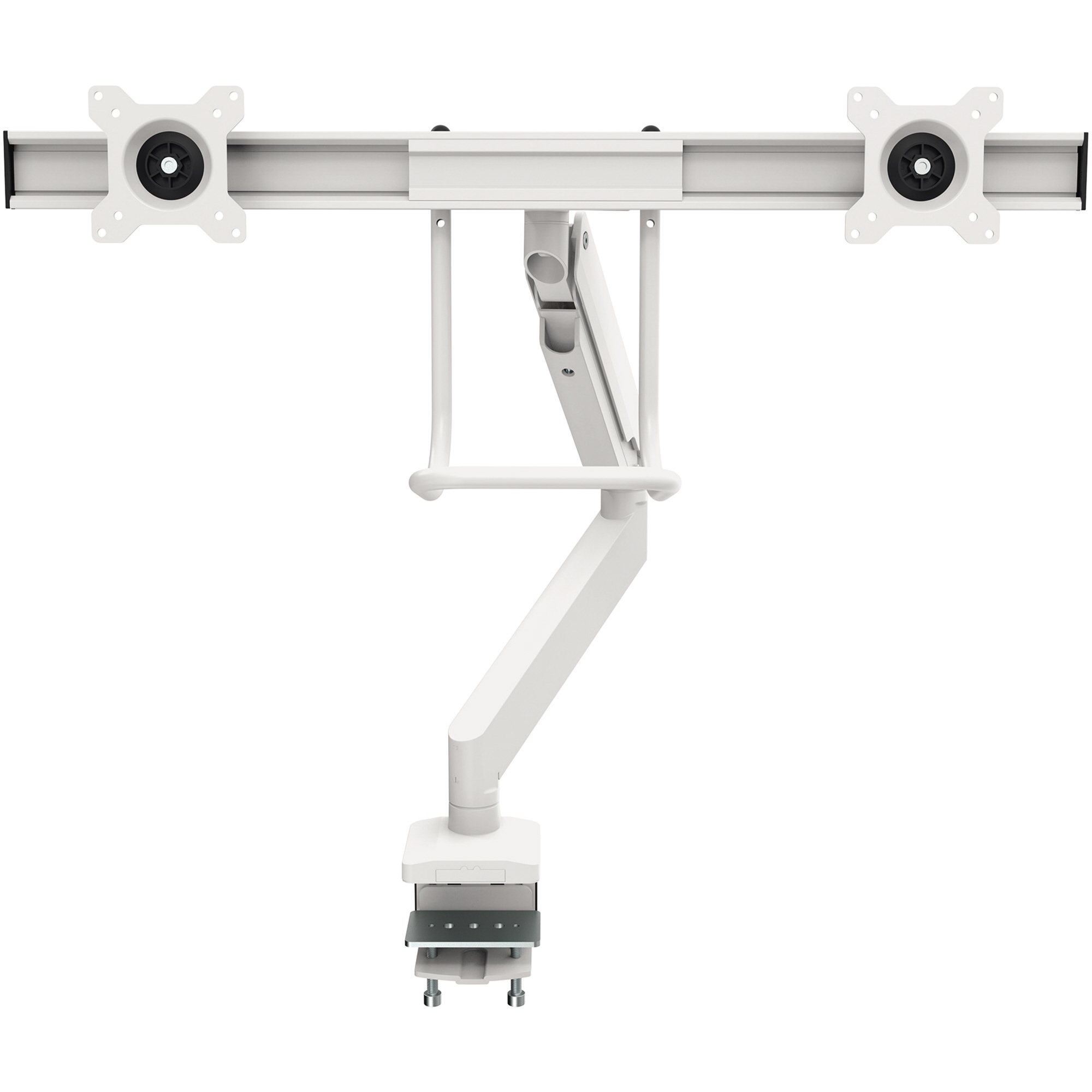 Fellowes® Monitorschwenkarm Eppa™ Crossbar 2 x 8kg Metall weiß