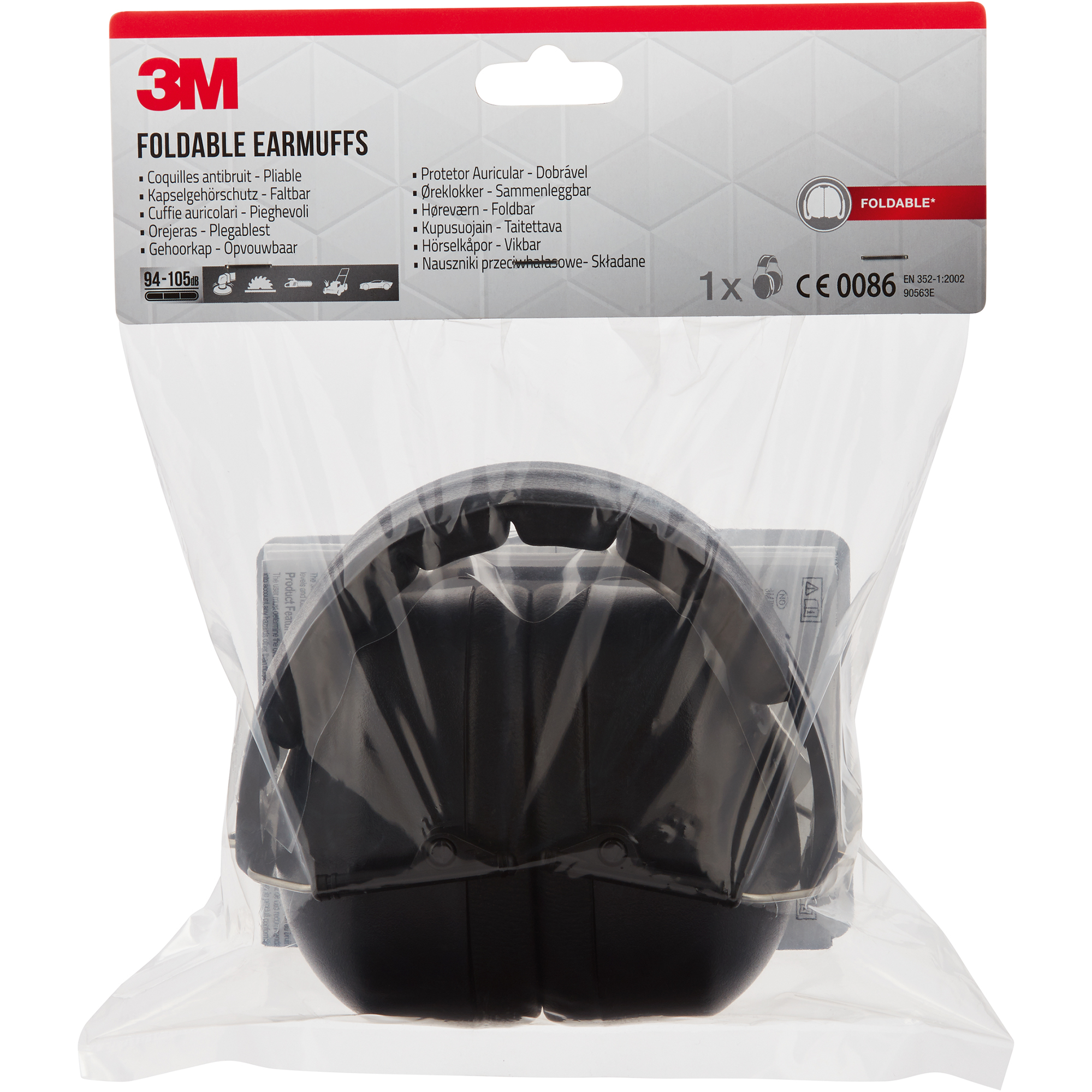 3M Kapselgehörschutz 90563EC1 105 dB schwarz