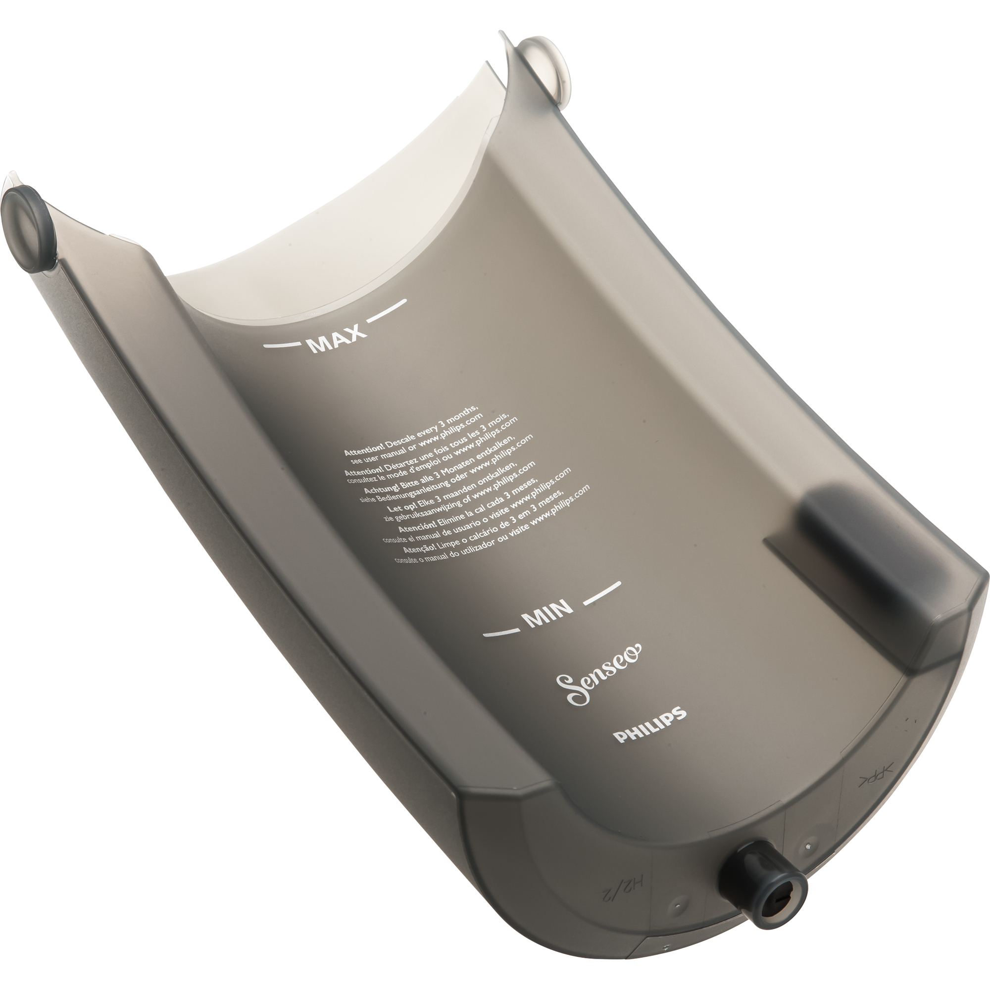 Philips Ersatzteil Kaffeemaschine Wassertank Senseo® HD7804, -7805, -7810, -7811, -7812, -7813, -7814, -7818, -7819, -7815, -7816, -7817, -6553, -6554, -6556, -7803, -7806 dunkelgrau