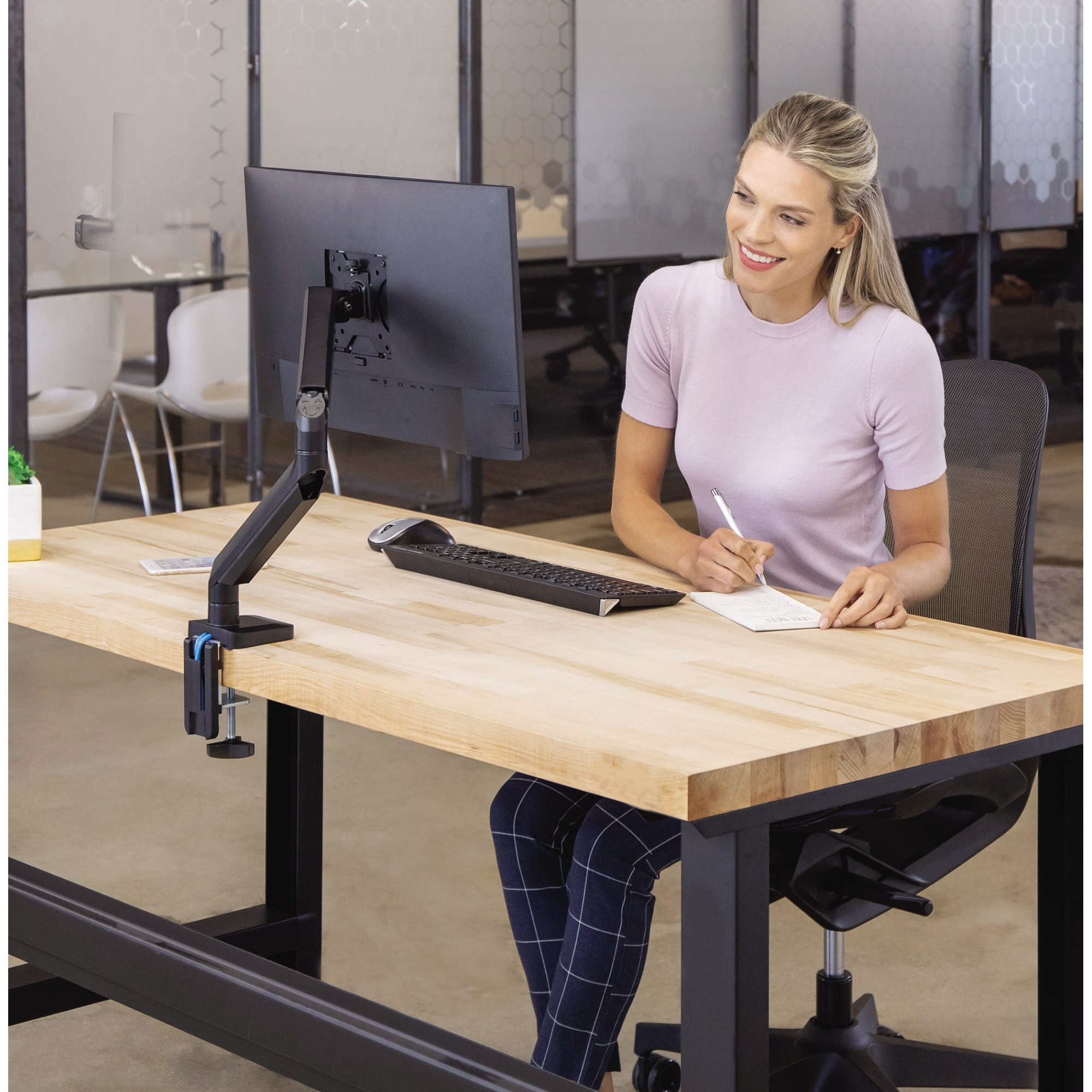 Fellowes® Monitorschwenkarm Platinum Series 11,43 x 43,82 x 47,15 cm (B x H x T) 1,5-8kg Aluminium/ABS Kunststoff weiß