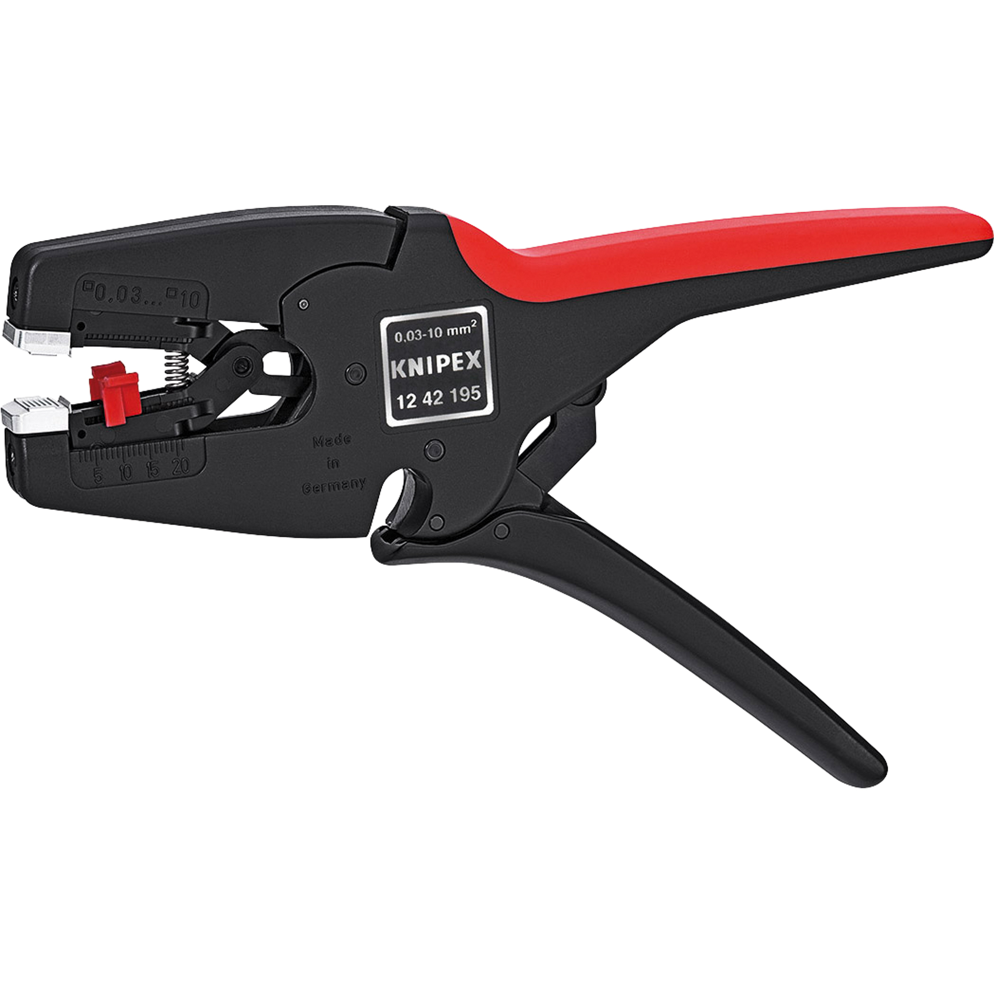 KNIPEX Netzwerk Werkzeug MultiStrip 10 Abisolierzange 195mm Kunststoff, glasfaserverstärkt